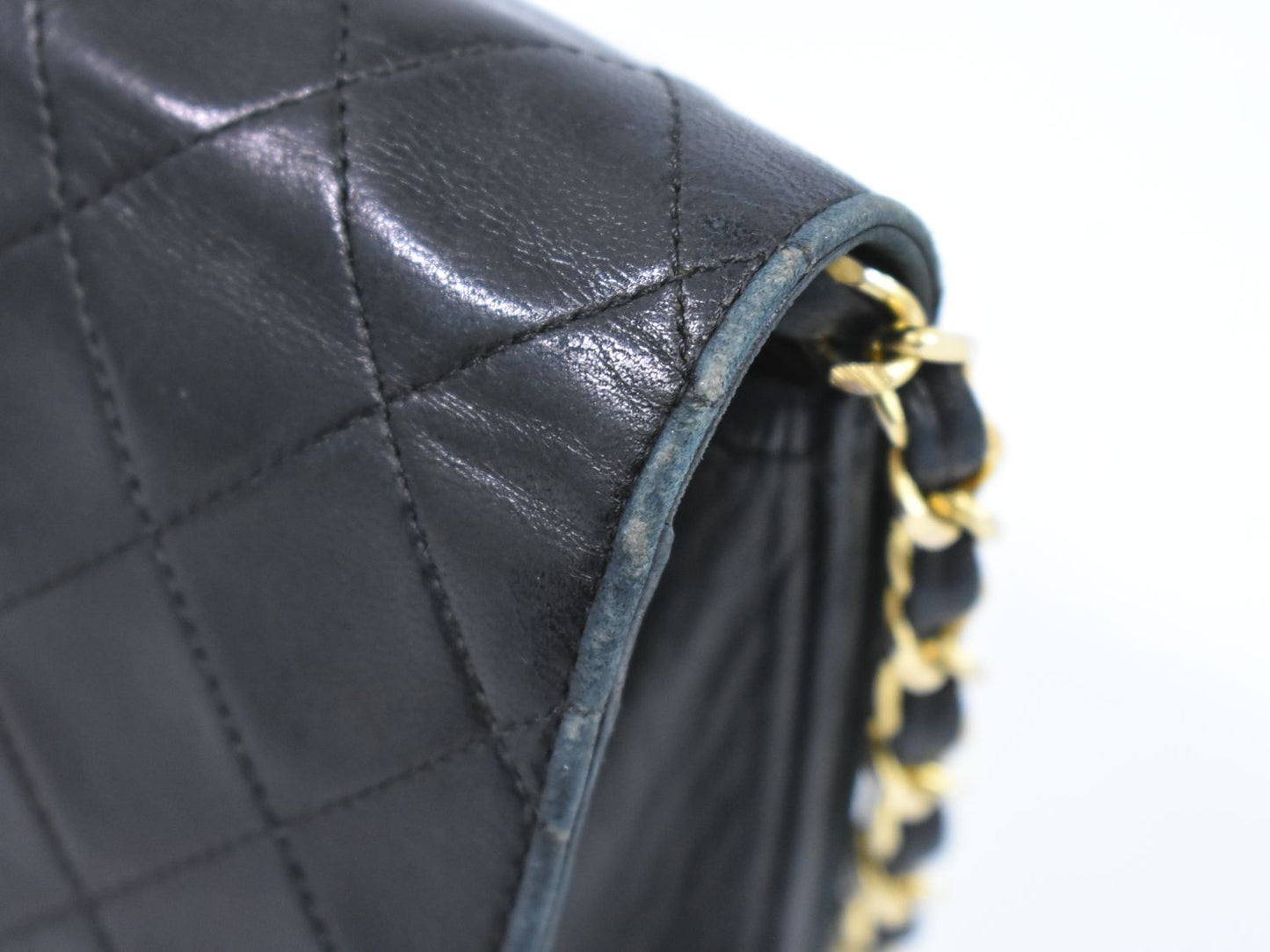 CHANEL ココマーク マトラッセ ショルダーバッグ ブラック