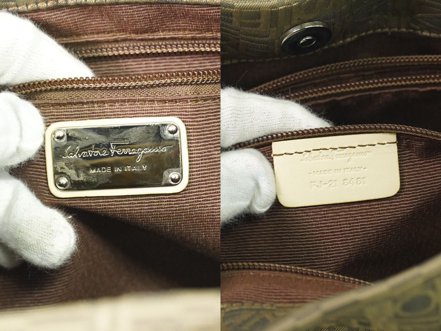 Salvatore Ferragamo トートバッグ ブラウン
