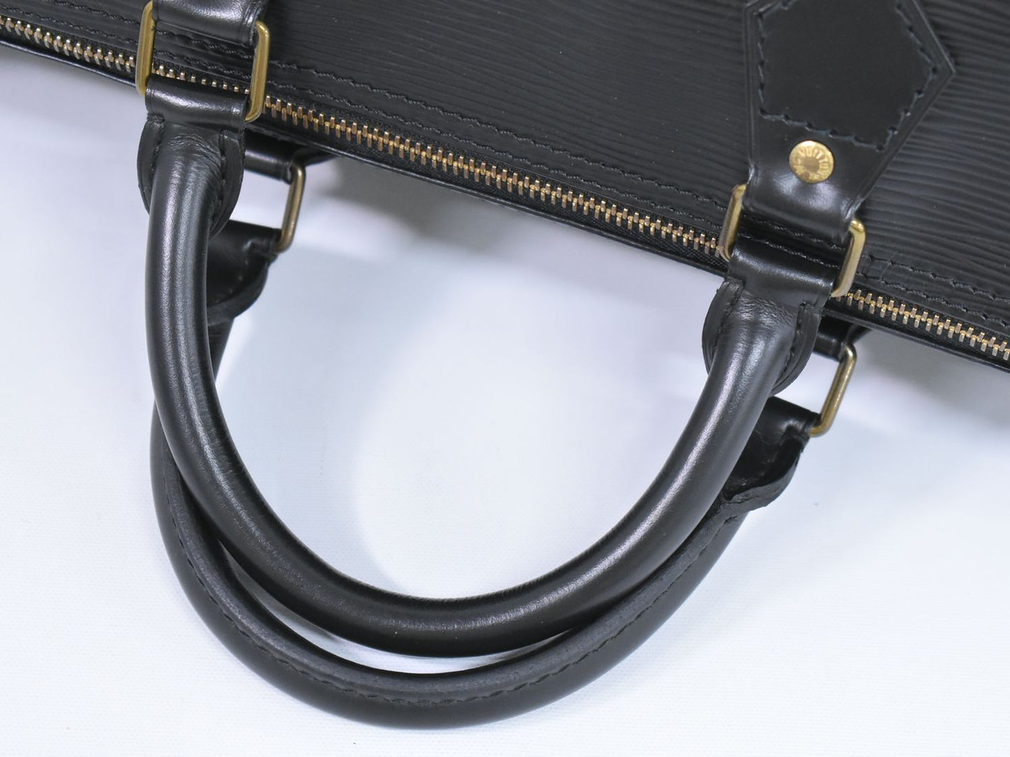 LOUIS VUITTON スピーディ 35 エピ レザー ミニ ボストンバッグ ノワール M42992