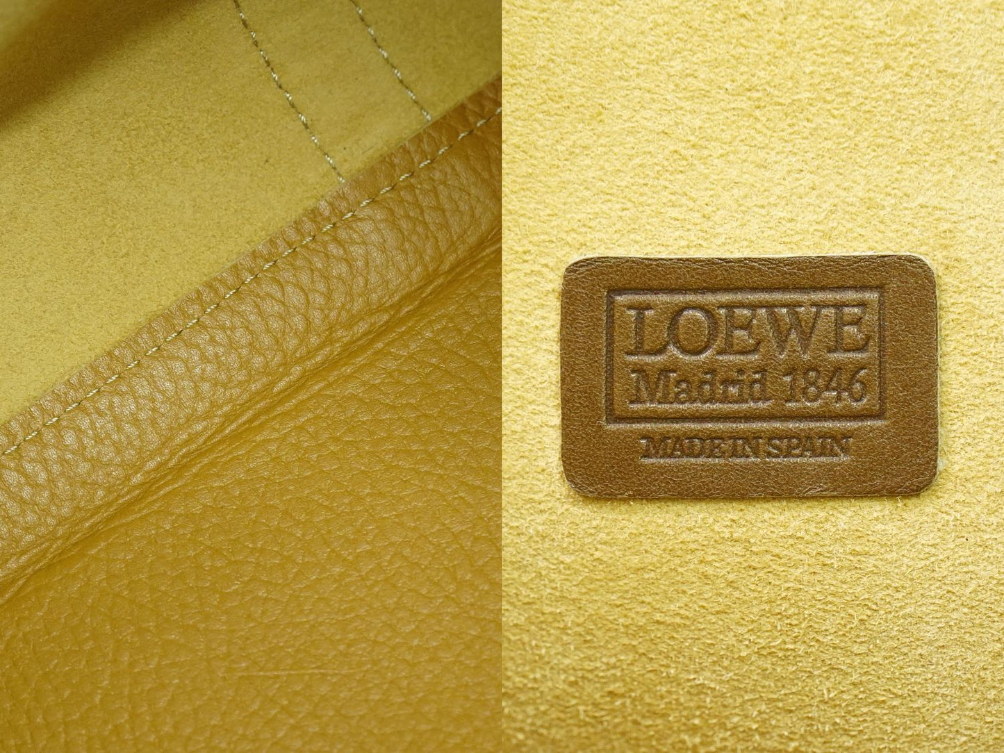 LOEWE アナグラム ボストンバッグ ベージュ