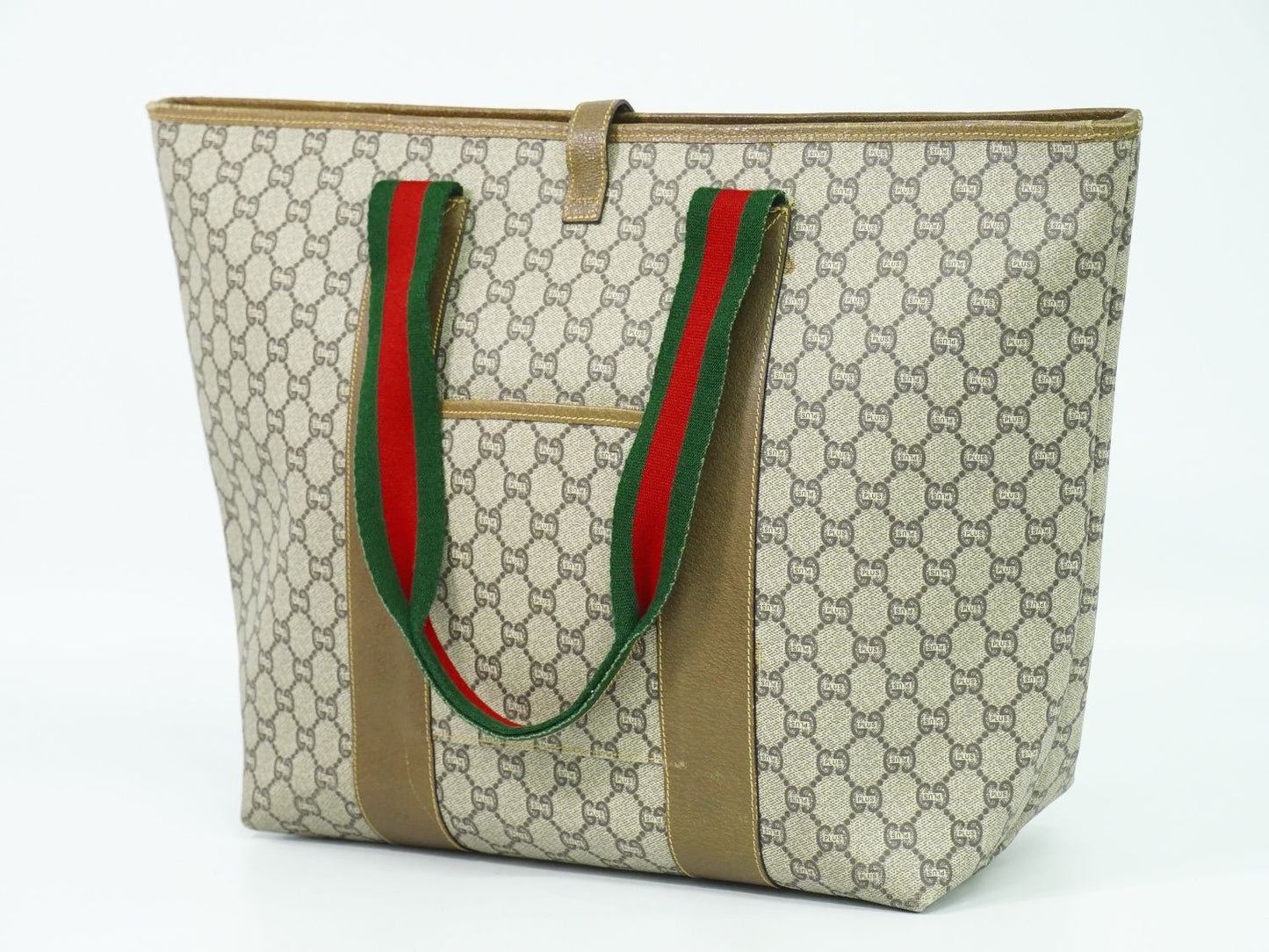 GUCCI シェリーライン トートバッグ ベージュ