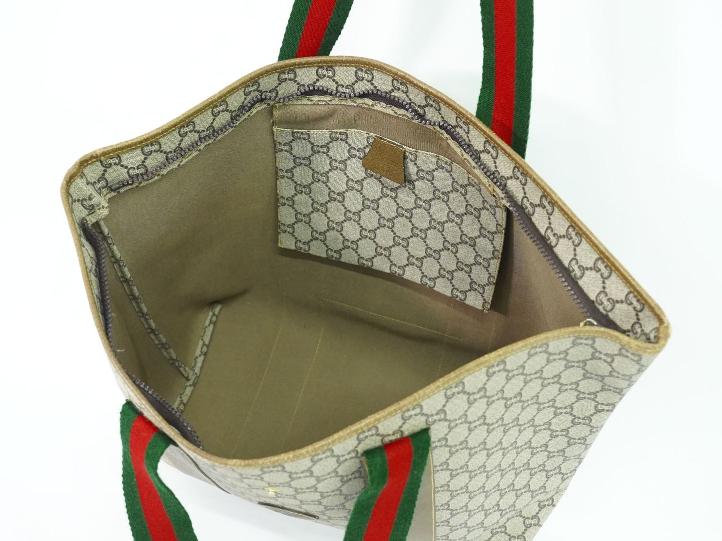 GUCCI シェリーライン トートバッグ ベージュ