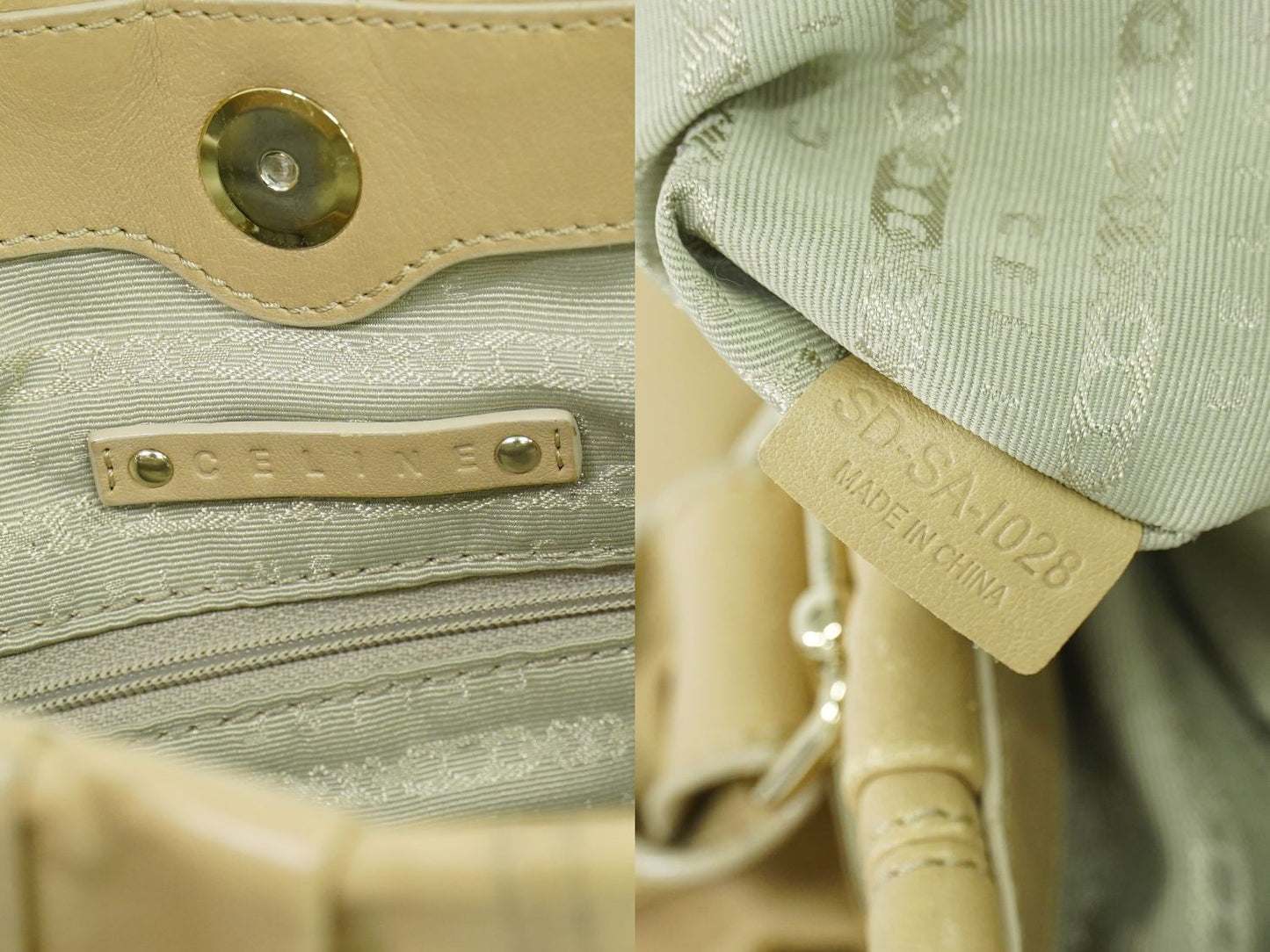 CELINE ショルダーバッグ ベージュ