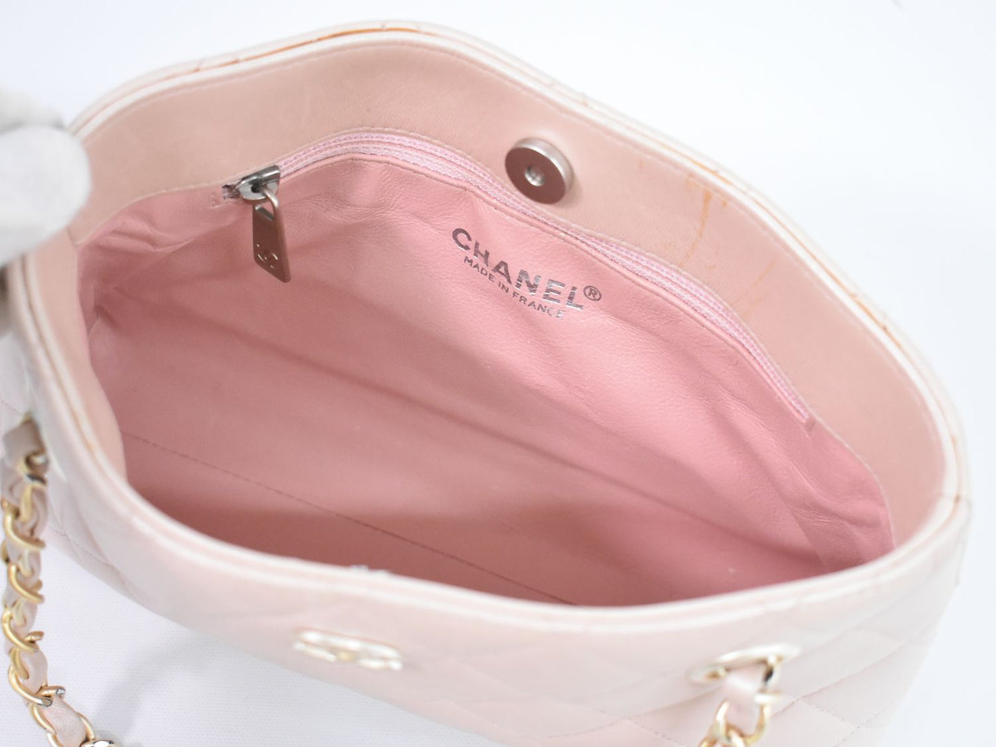 CHANEL ココマーク マトラッセ ハンドバッグ ピンク