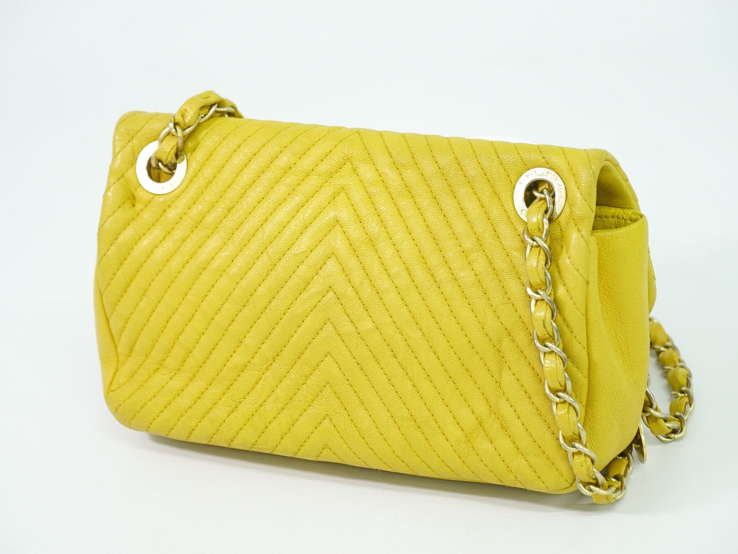 CHANEL ココマーク ショルダーバッグ イエロー
