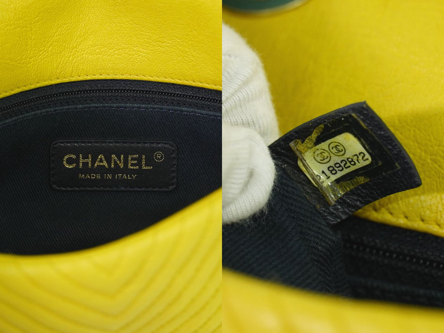 CHANEL ココマーク ショルダーバッグ イエロー