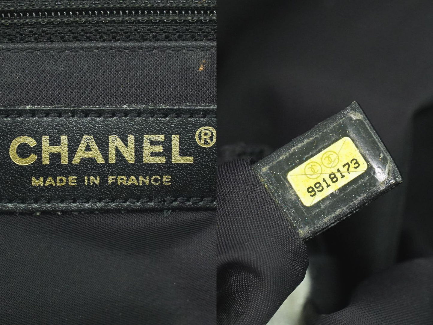 CHANEL ニュートラベルライン トートバッグ ブラック