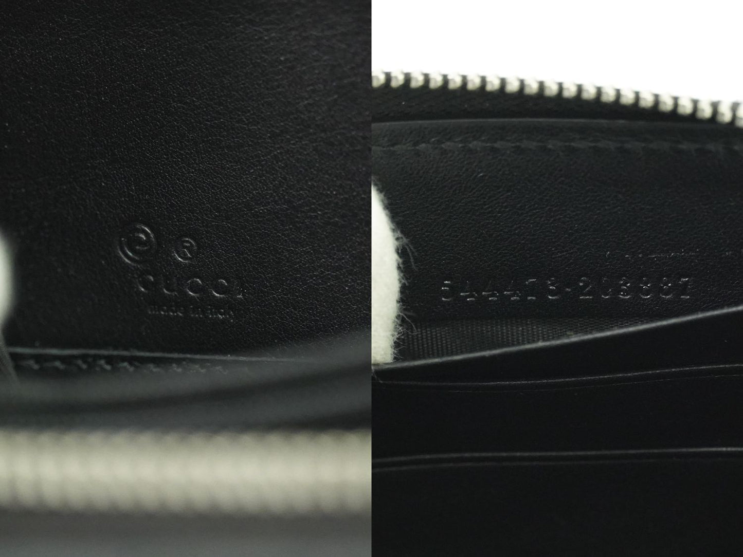 GUCCI グッチシマ レザー 長財布 ブラック 544473