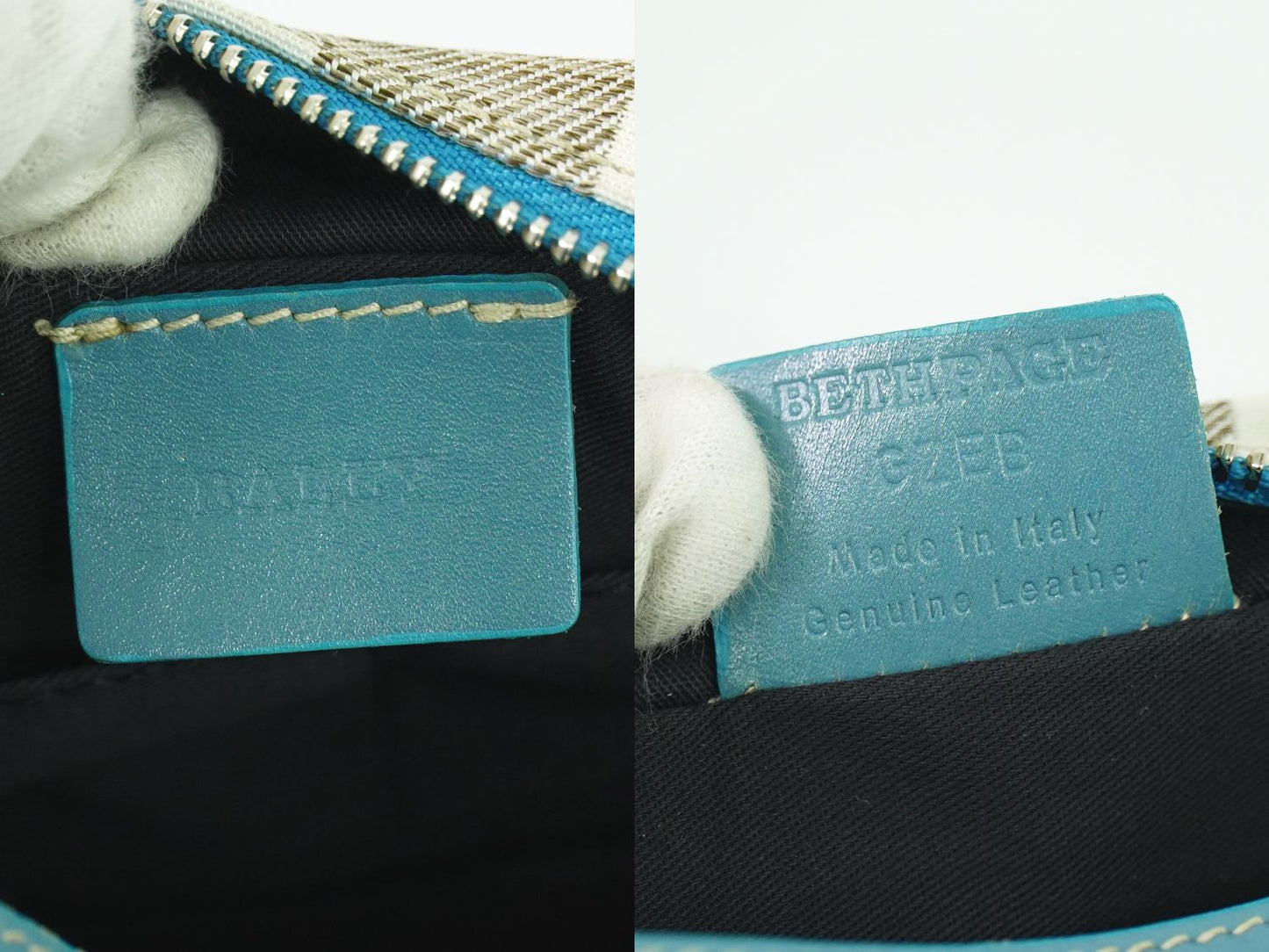 BALLY ミニ ハンドバッグ ホワイト ブラウン