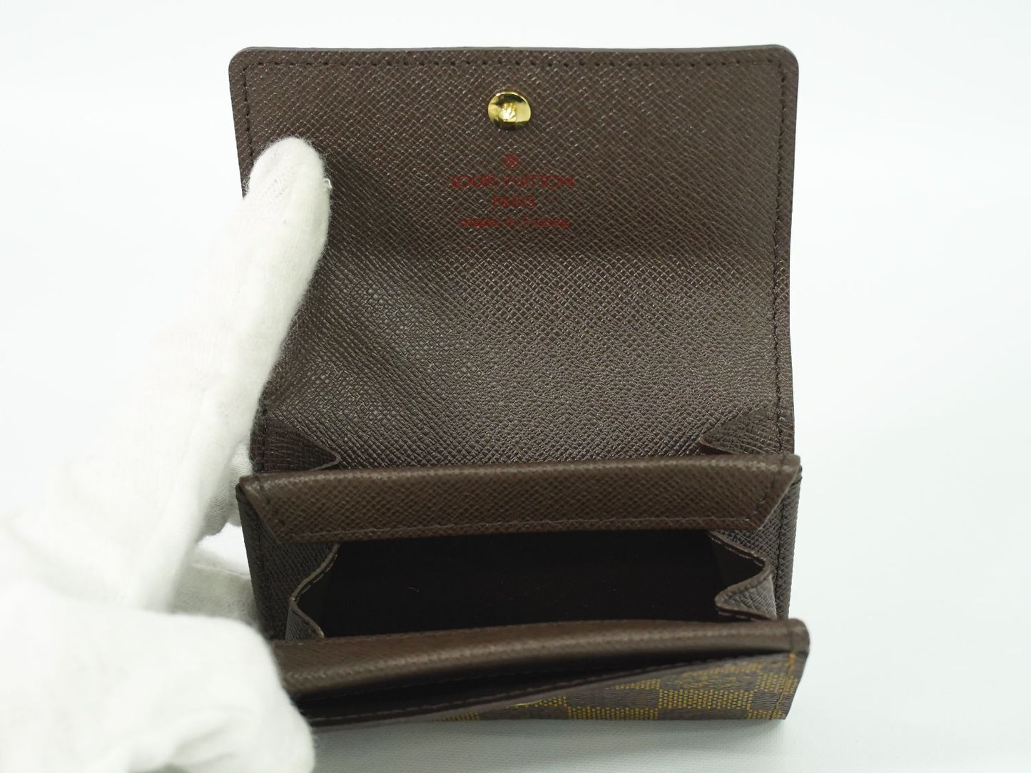 LOUIS VUITTON ポルトモネ プラ ダミエ エベヌ コインケース N61930