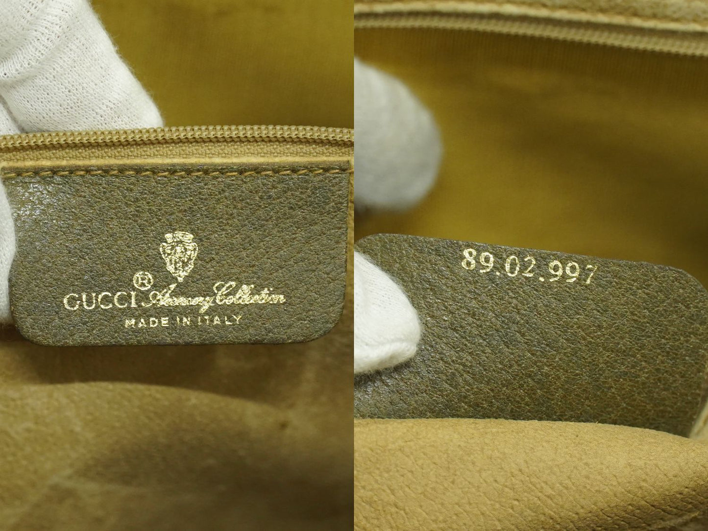GUCCI オールドグッチ シェリーライン GGスプリーム トートバッグ ベージュ