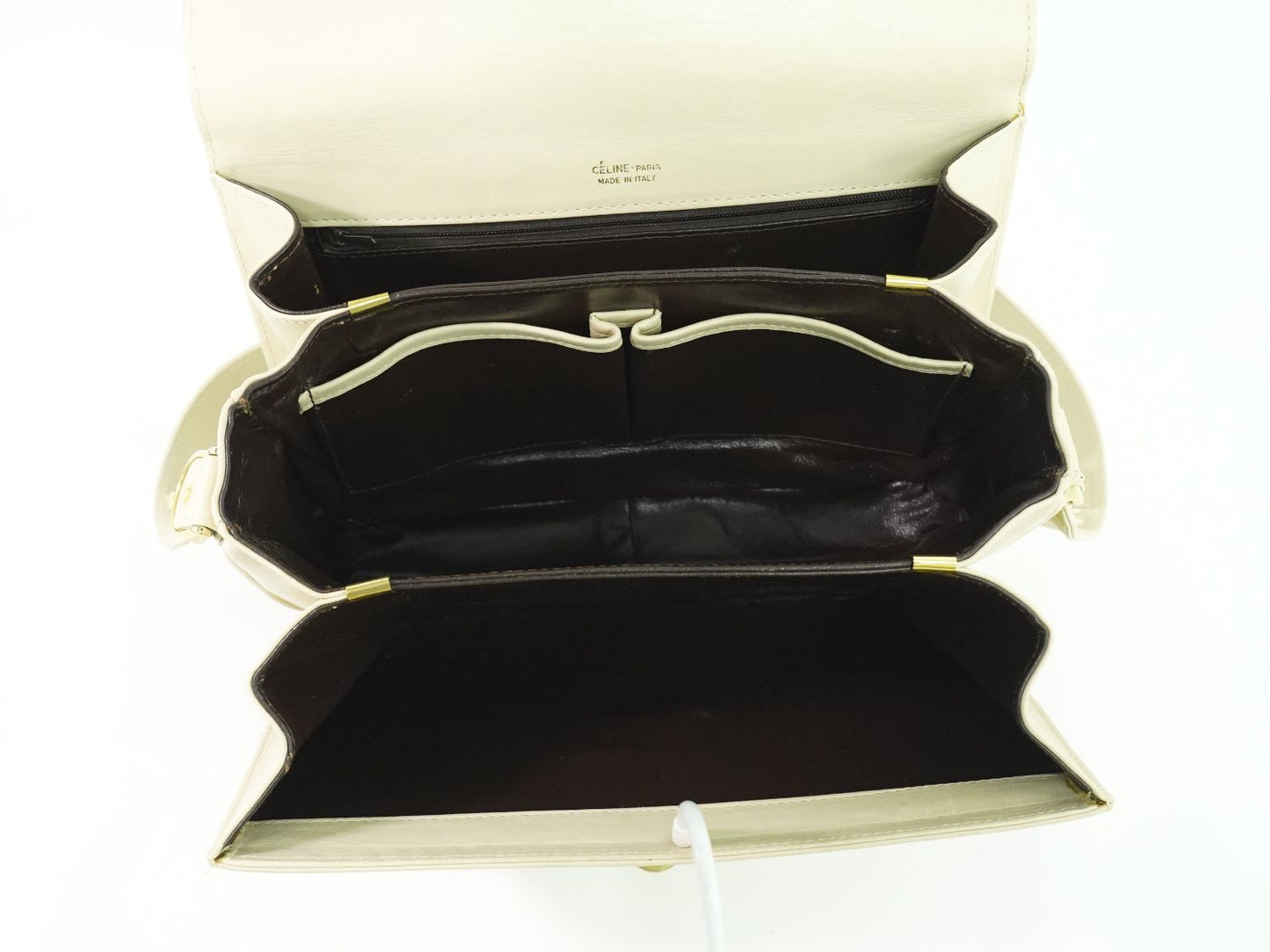 CELINE 馬車金具 ショルダーバッグ ベージュ