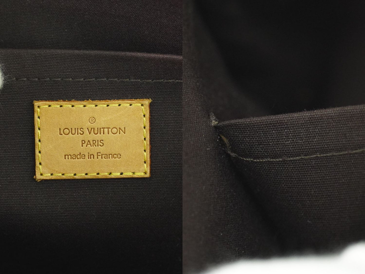 LOUIS VUITTON ローズウッド アヴェニュー ヴェルニ レザー ショルダーバッグ アマラント M93510