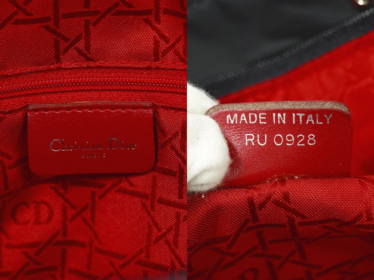 Christian Dior レディディオール ハンドバッグ ブラック