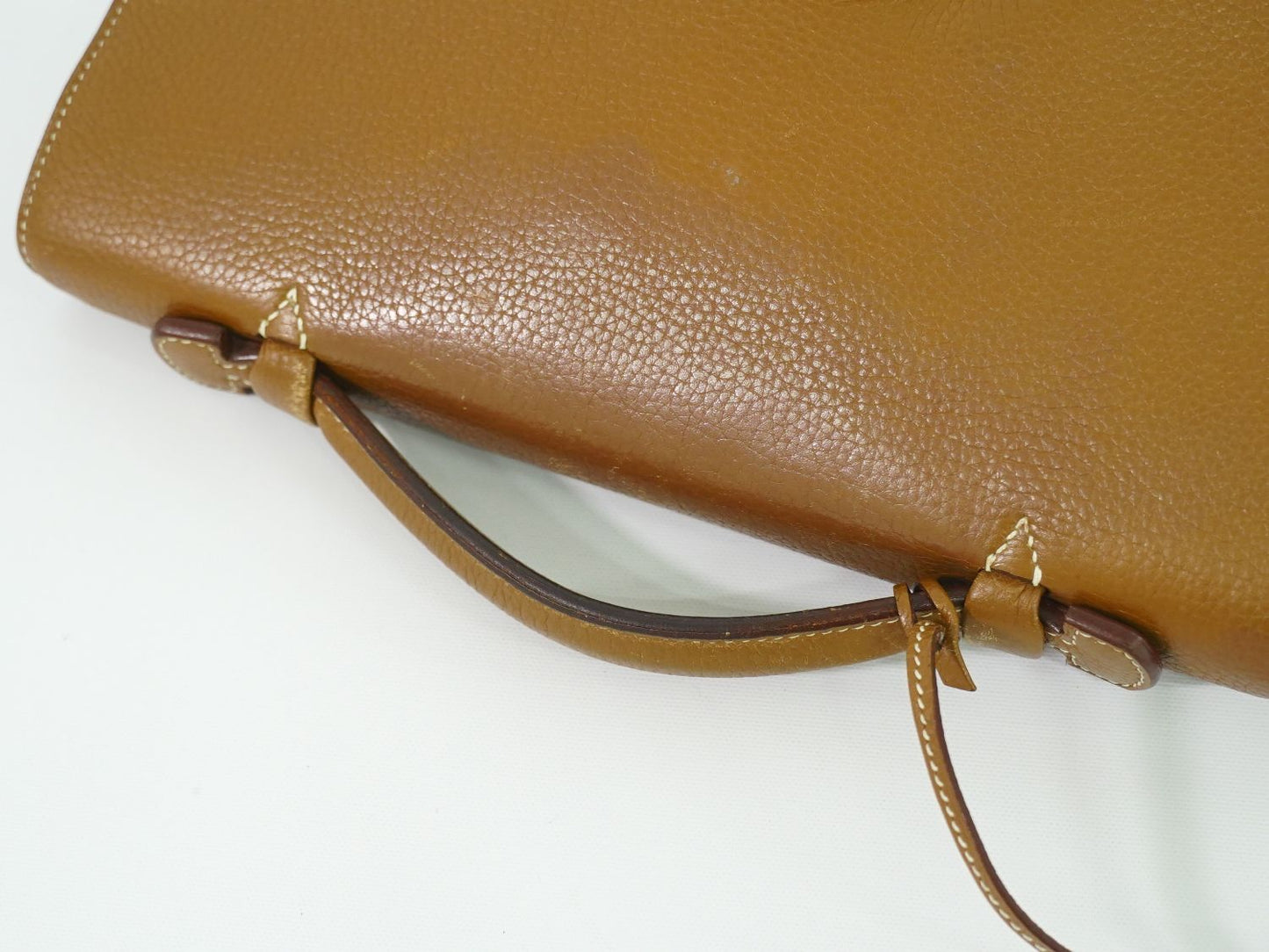 HERMES サック ア デペッシュ 27 ビジネスバッグ □L刻 ブラウン
