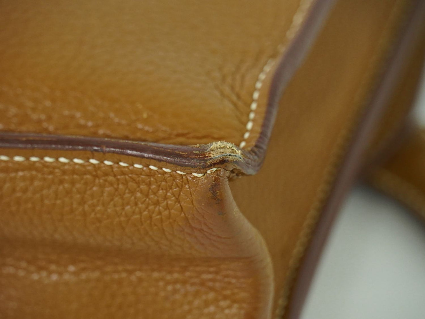 HERMES サック ア デペッシュ 27 ビジネスバッグ □L刻 ブラウン