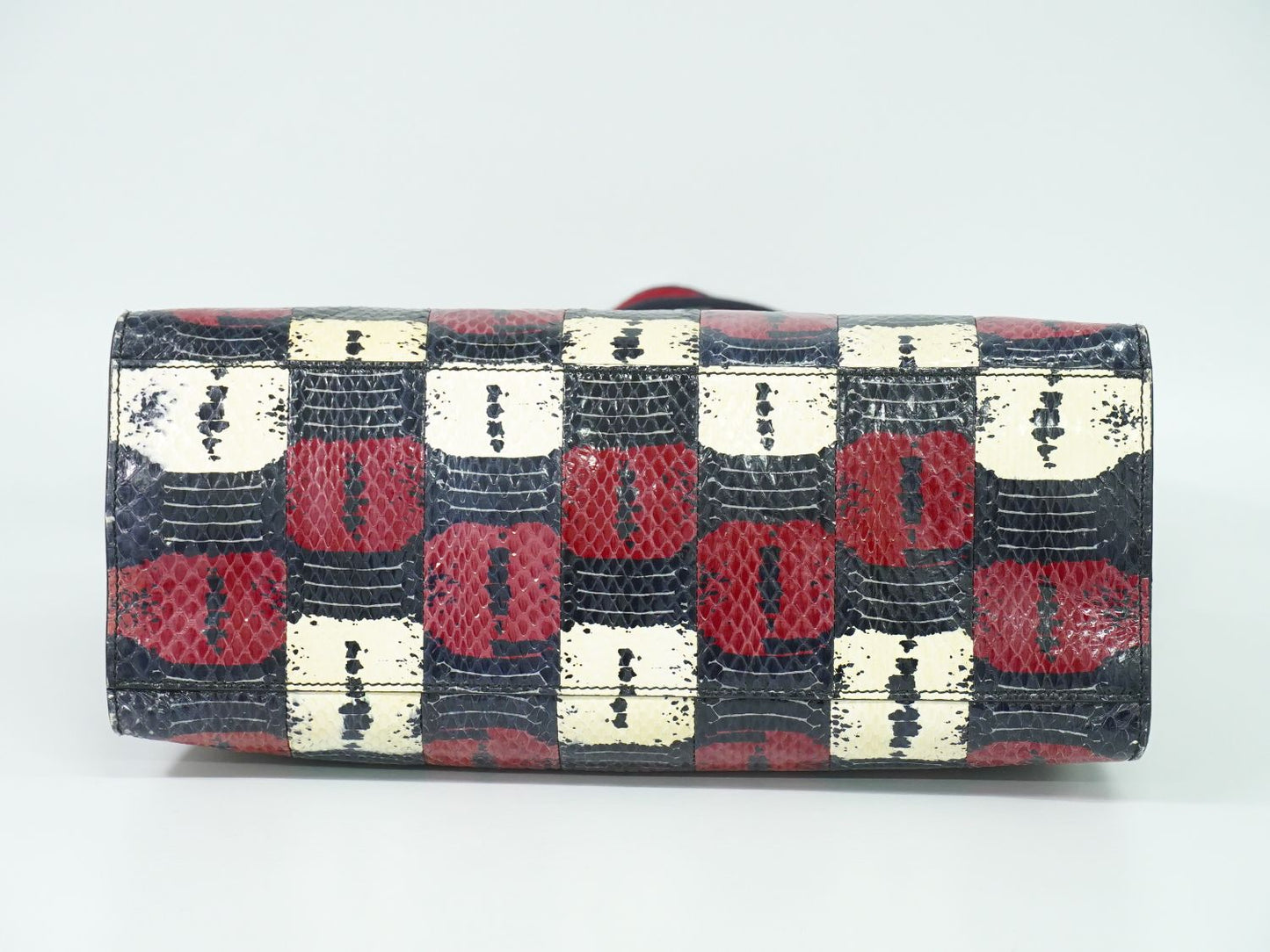 GUCCI バンブー 2WAY ショルダーバッグ ブラック レッド ホワイト 453764