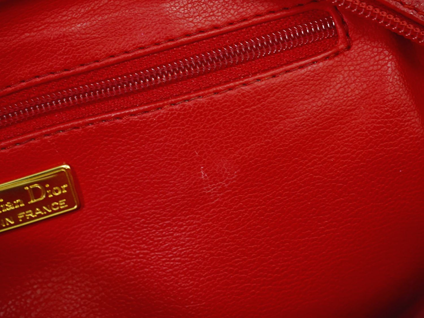 Christian Dior ハンドバッグ レッド