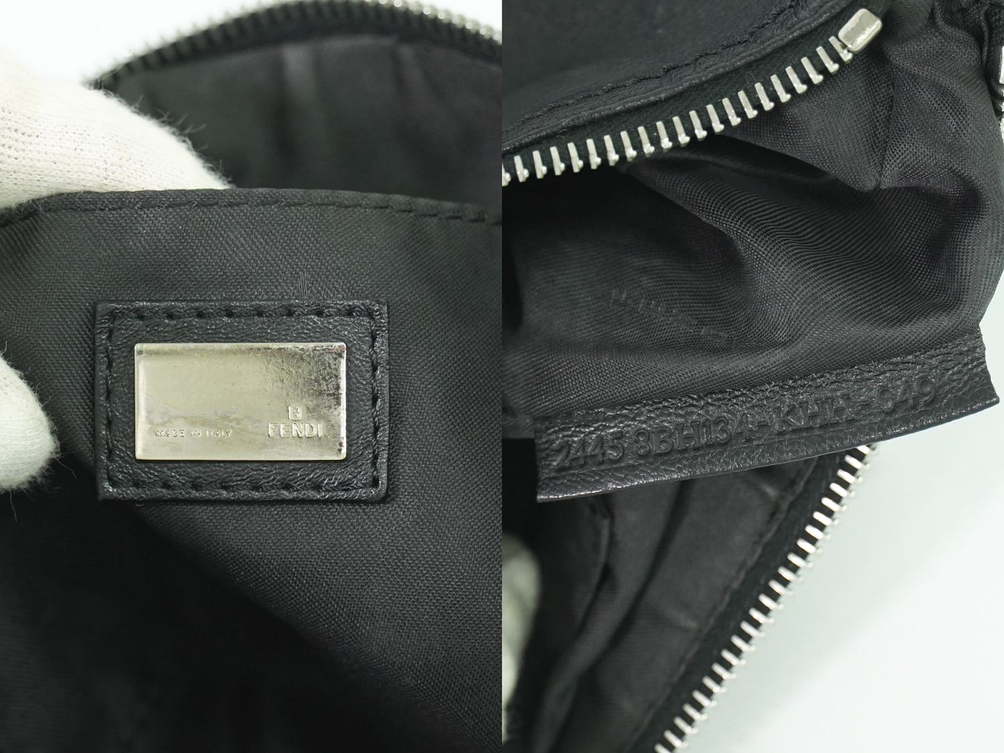 FENDI ハンドバッグ ブラック 8BH134