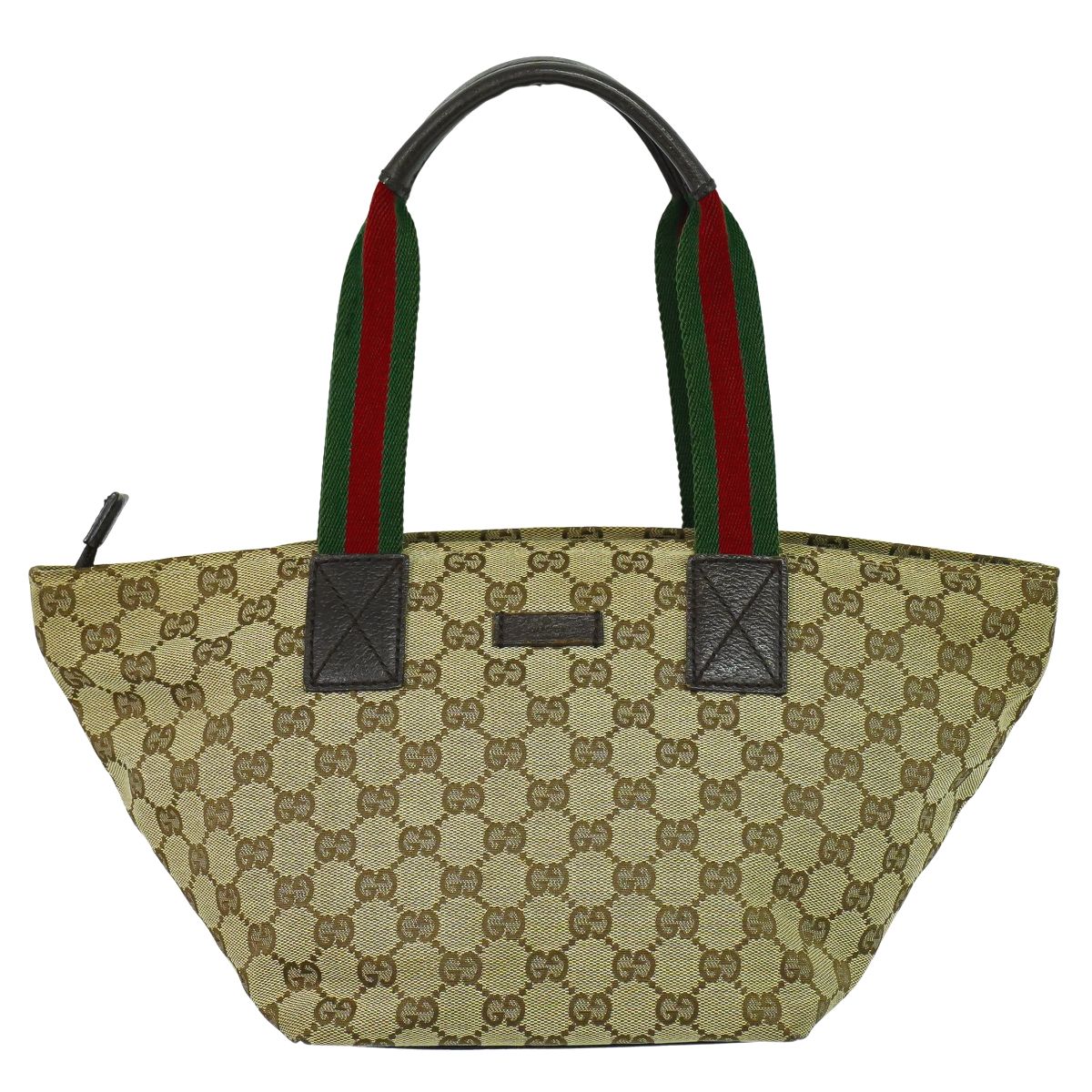 GUCCI シェリーライン ハンドバッグ ベージュ ブラウン 131228