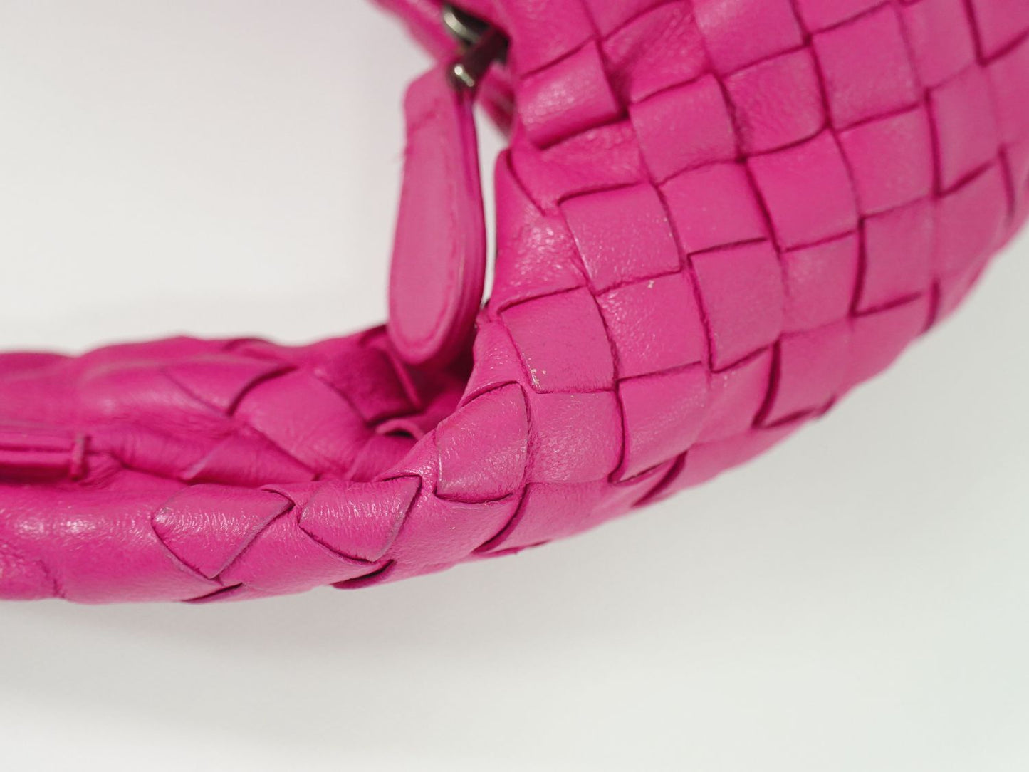 BOTTEGA VENETA ホーボー イントレチャート ハンドバッグ ピンク