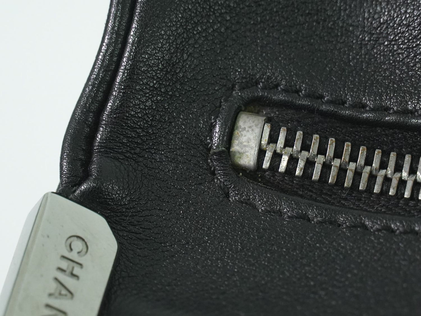 CHANEL ココマーク チョコバー ボストンバッグ ブラック