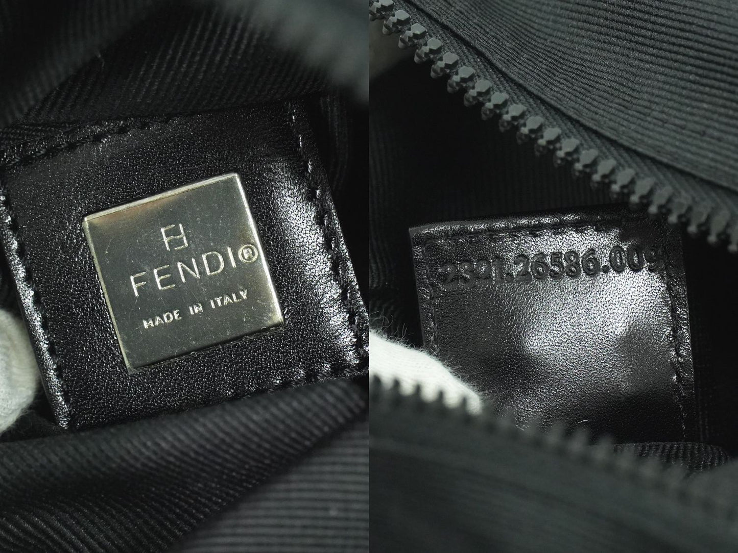 FENDI ハンドバッグ ブラック 26586