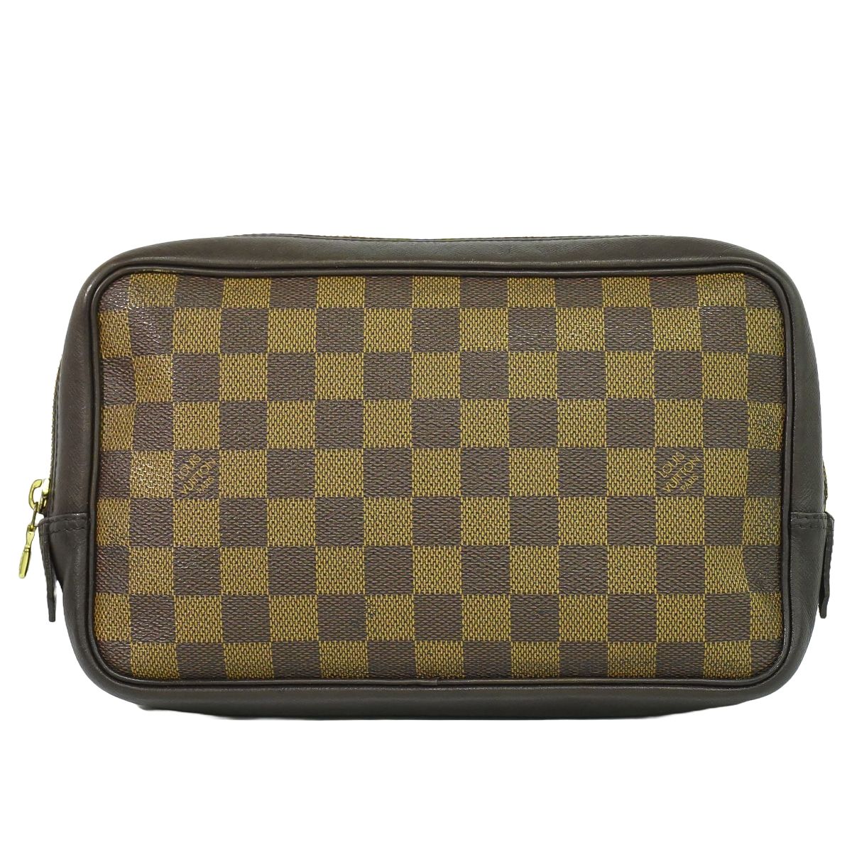 LOUIS VUITTON トゥルーストワレット ダミエ エベヌ ポーチ N47623