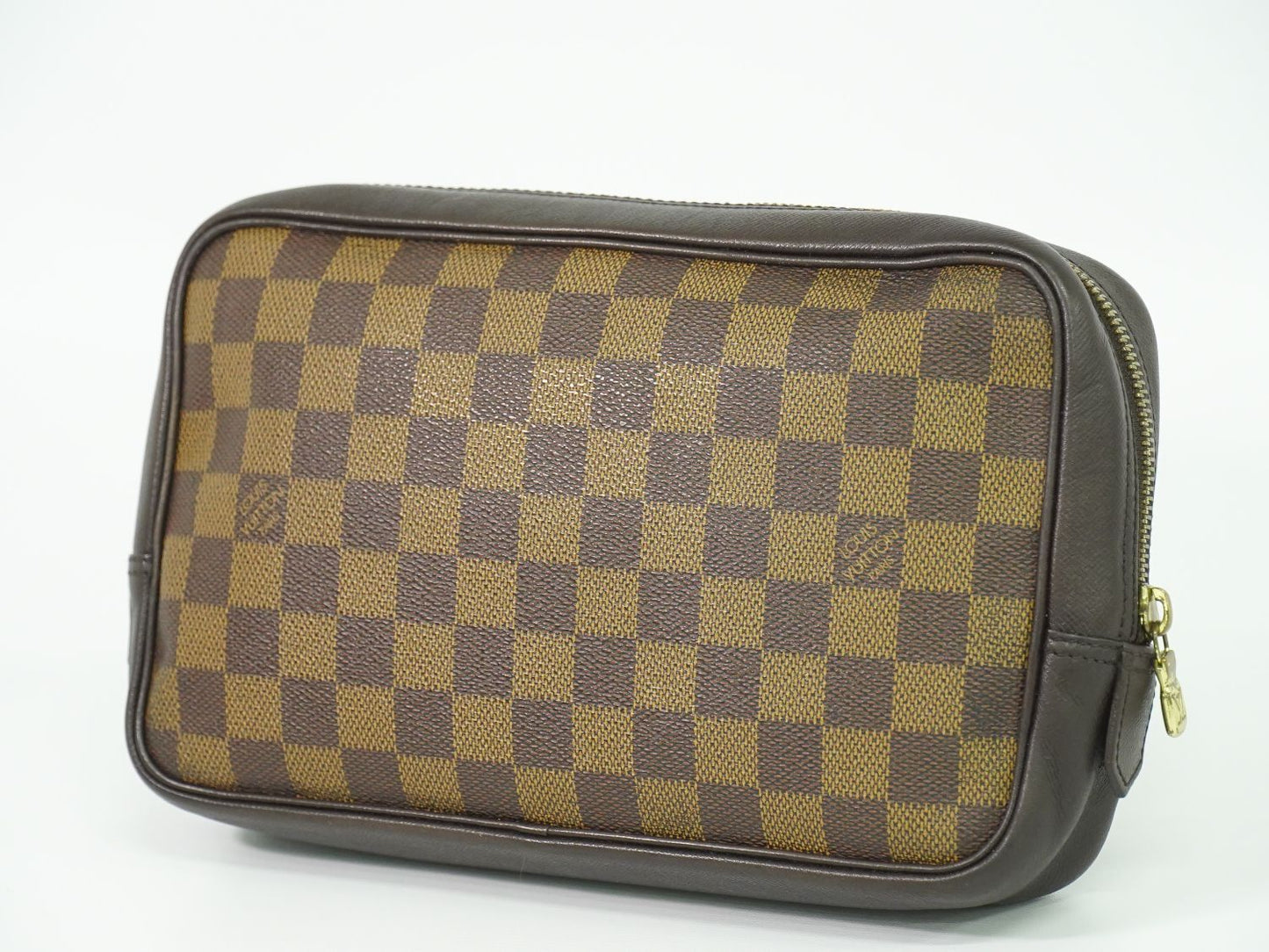 LOUIS VUITTON トゥルーストワレット ダミエ エベヌ ポーチ N47623