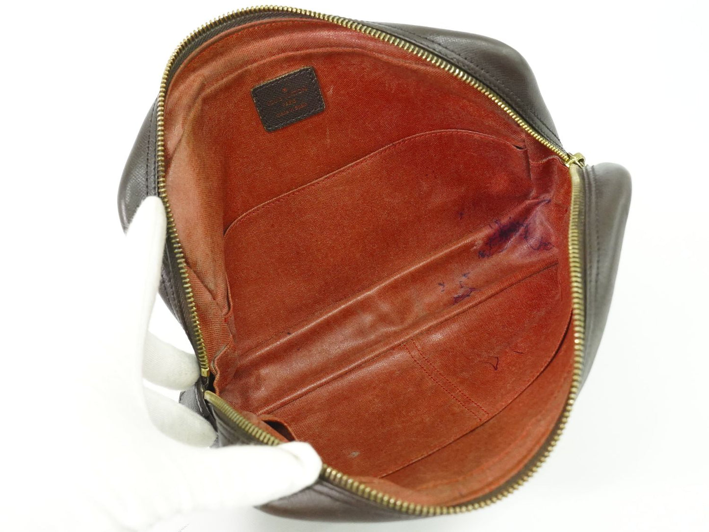LOUIS VUITTON トゥルーストワレット ダミエ エベヌ ポーチ N47623