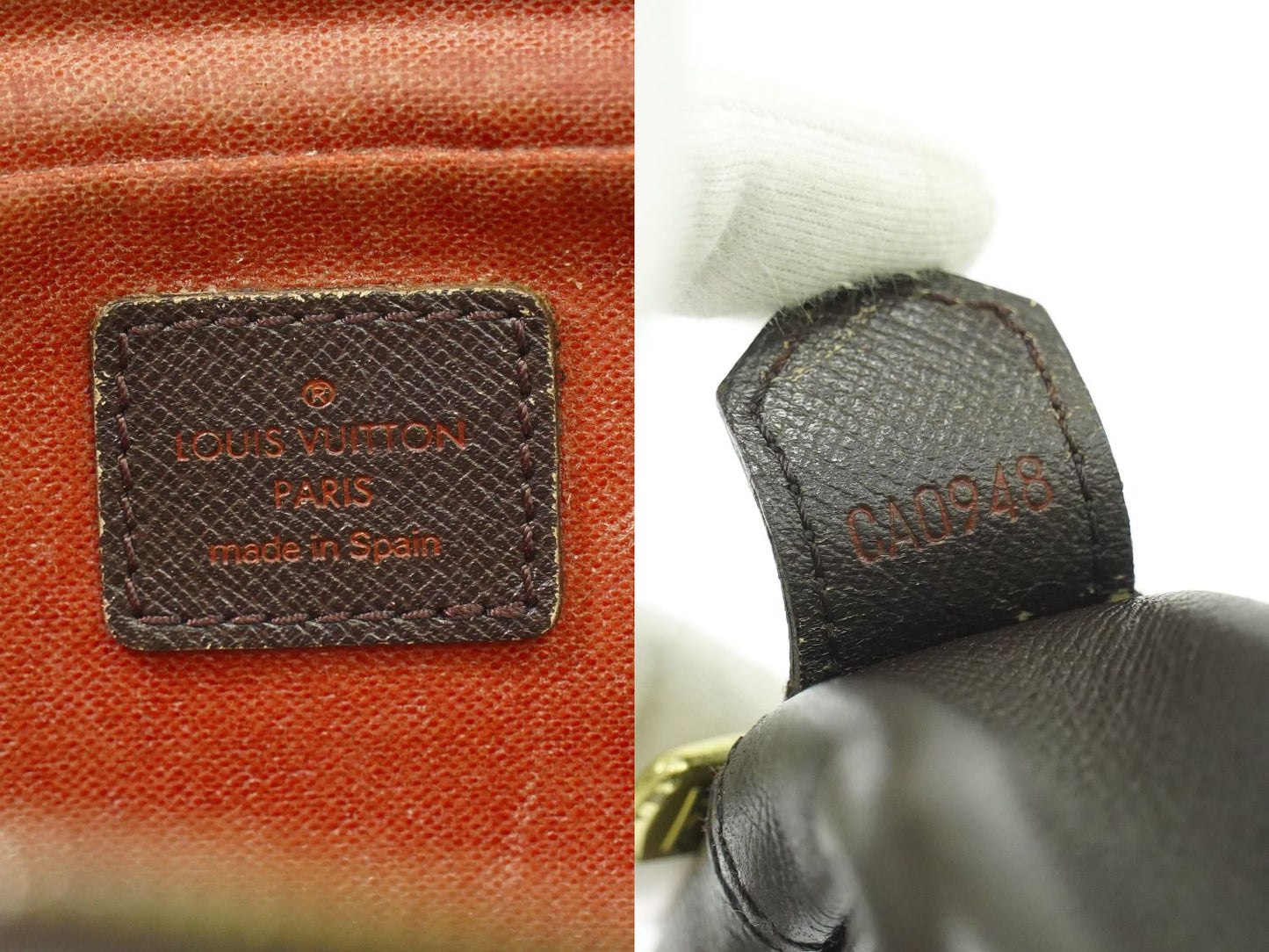 LOUIS VUITTON トゥルーストワレット ダミエ エベヌ ポーチ N47623