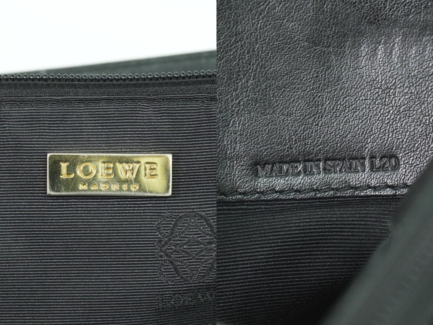 LOEWE アナグラム ハンドバッグ ブラック