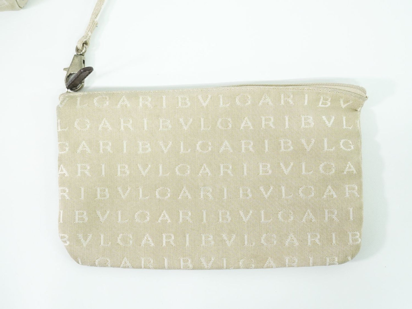 BVLGARI ロゴマニア トートバッグ ベージュ