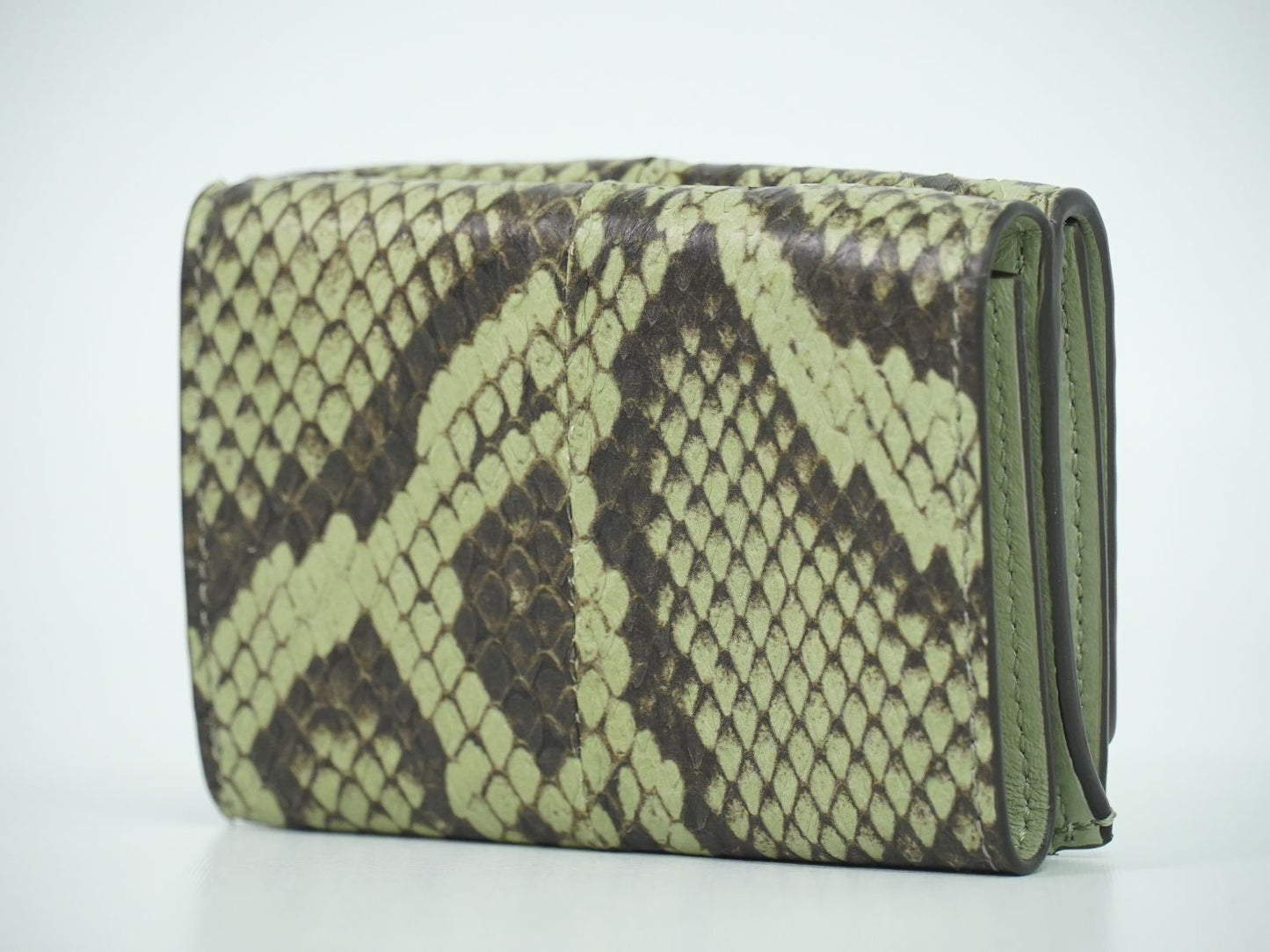 FENDI ピーカブー 折財布 グリーン系 ブラウン 8M0426