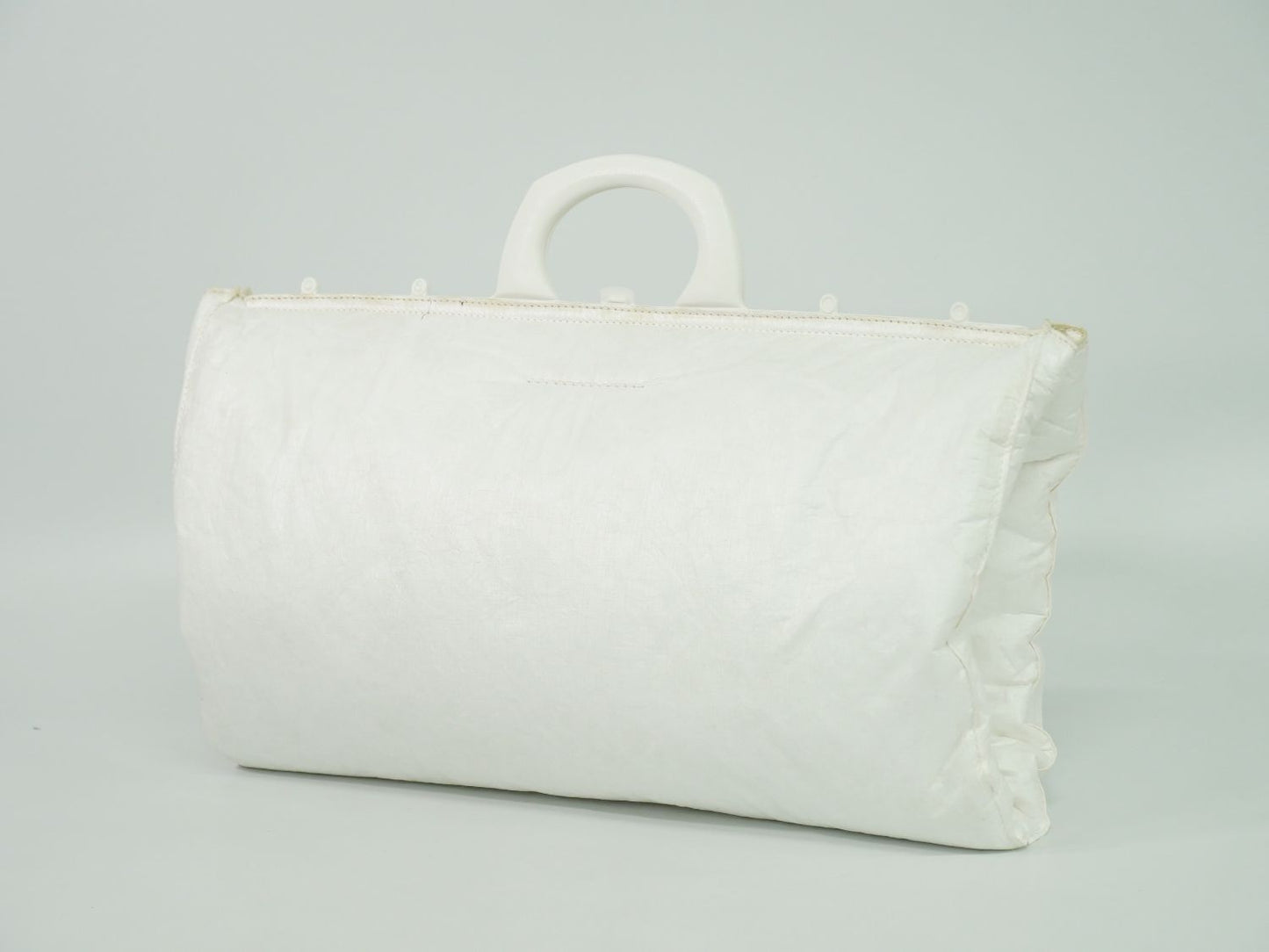 MM6 Maison Margiela リバースロゴ ハンドバッグ ホワイト