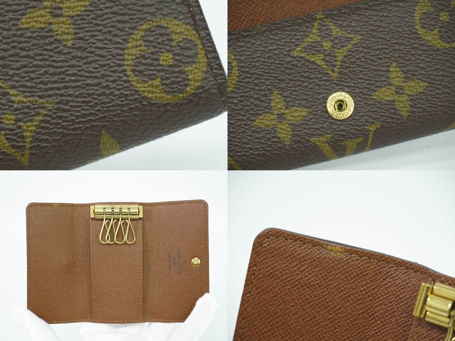 LOUIS VUITTON ミュルティクレ 4 モノグラム キーケース 4連 M69517