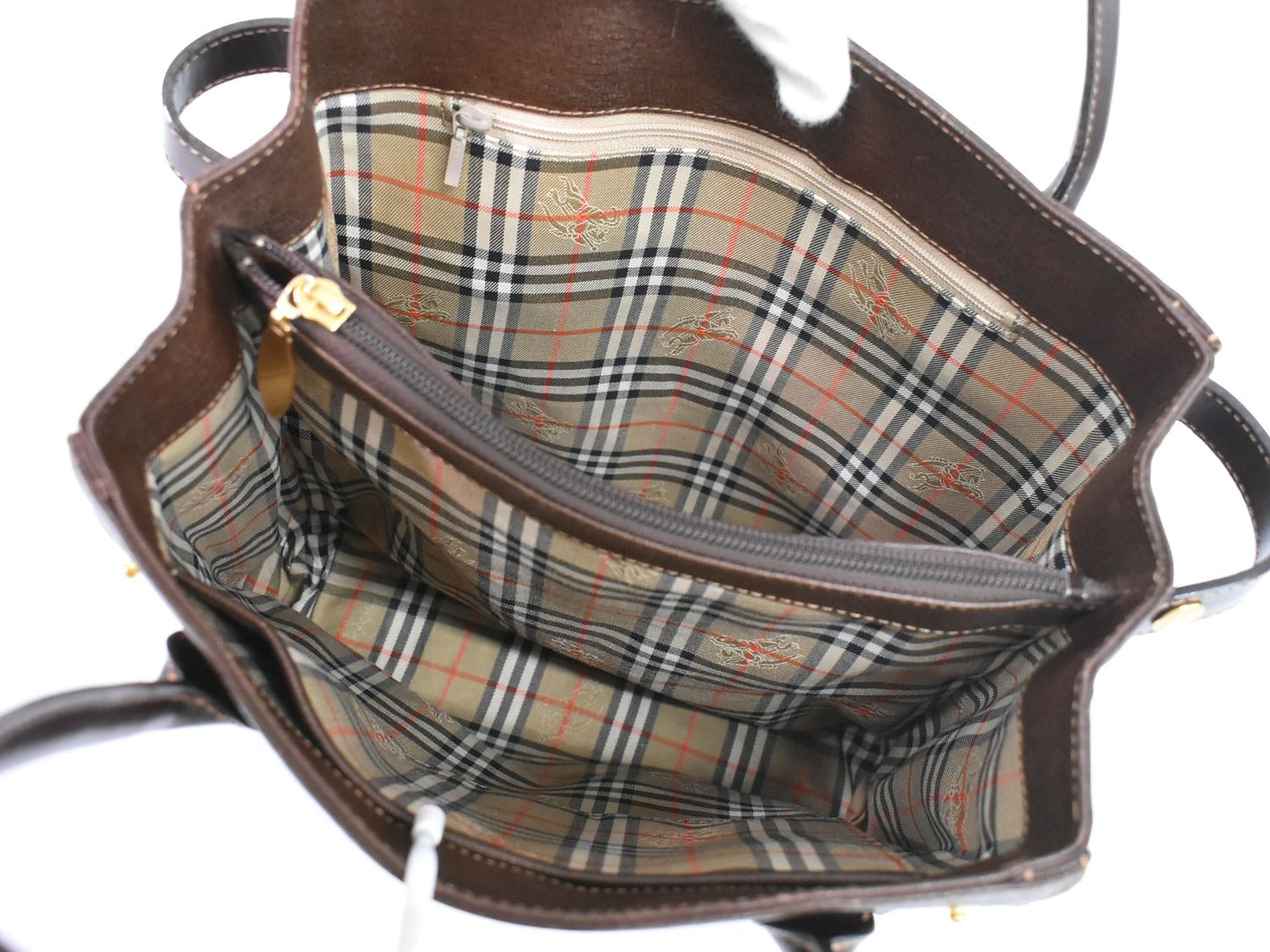 BURBERRY ハンドバッグ ブラウン