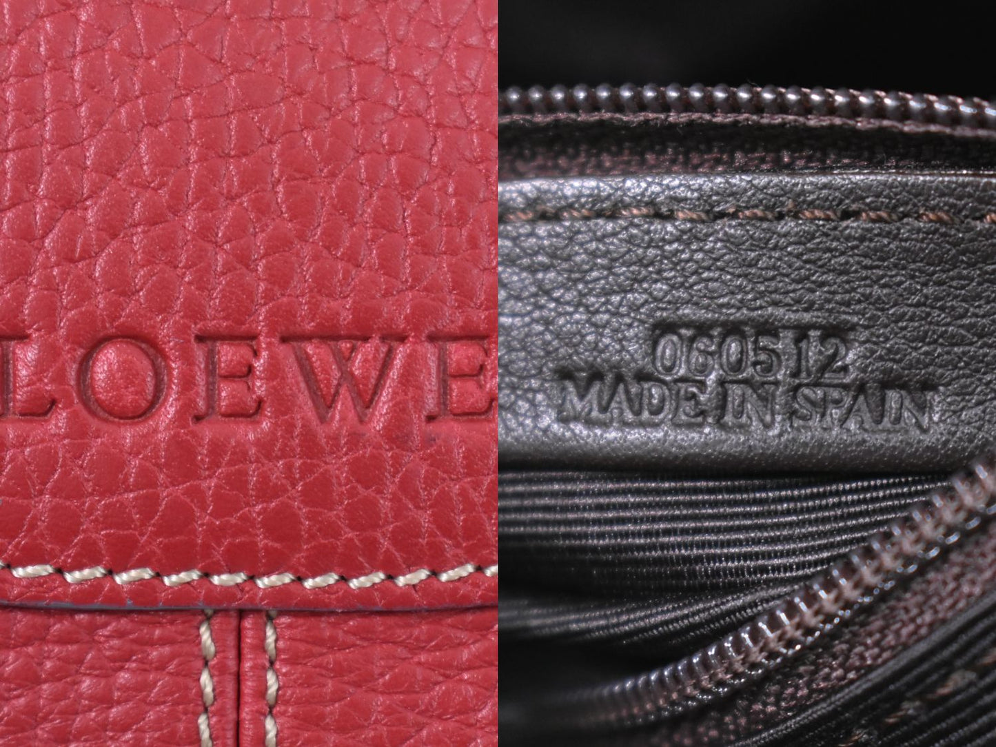LOEWE ショルダーバッグ レッド