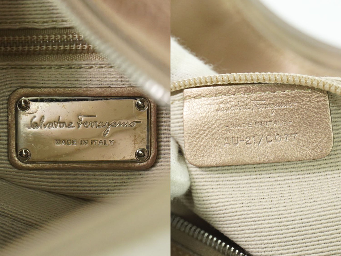 Salvatore Ferragamo ガンチーニ ハンドバッグ ピンク
