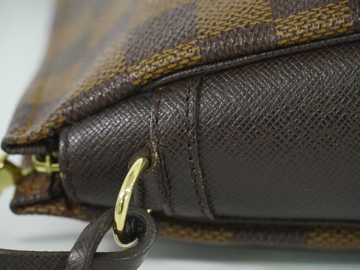 LOUIS VUITTON トゥルースメイクアップ ダミエ エベヌ アクセサリーポーチ N51982