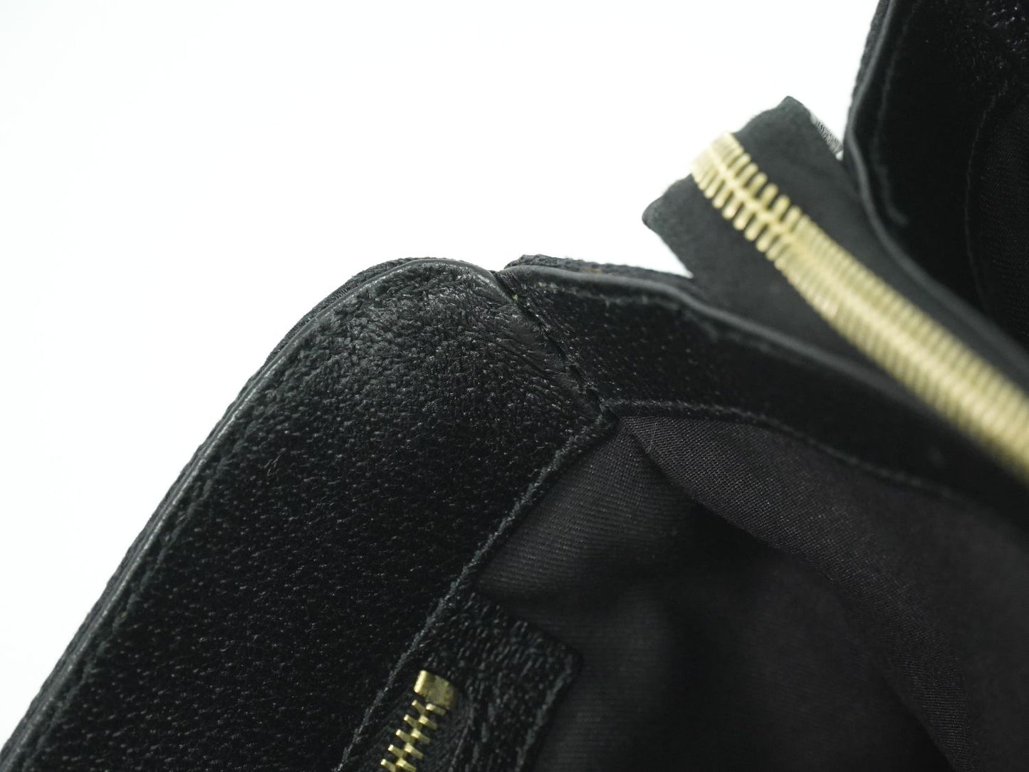 GUCCI メタルバンブー GGキャンバス ハンドバッグ ブラック 131324