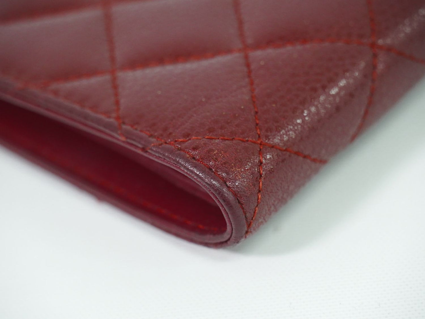 CHANEL ココマーク マトラッセ 長財布 ボルドー