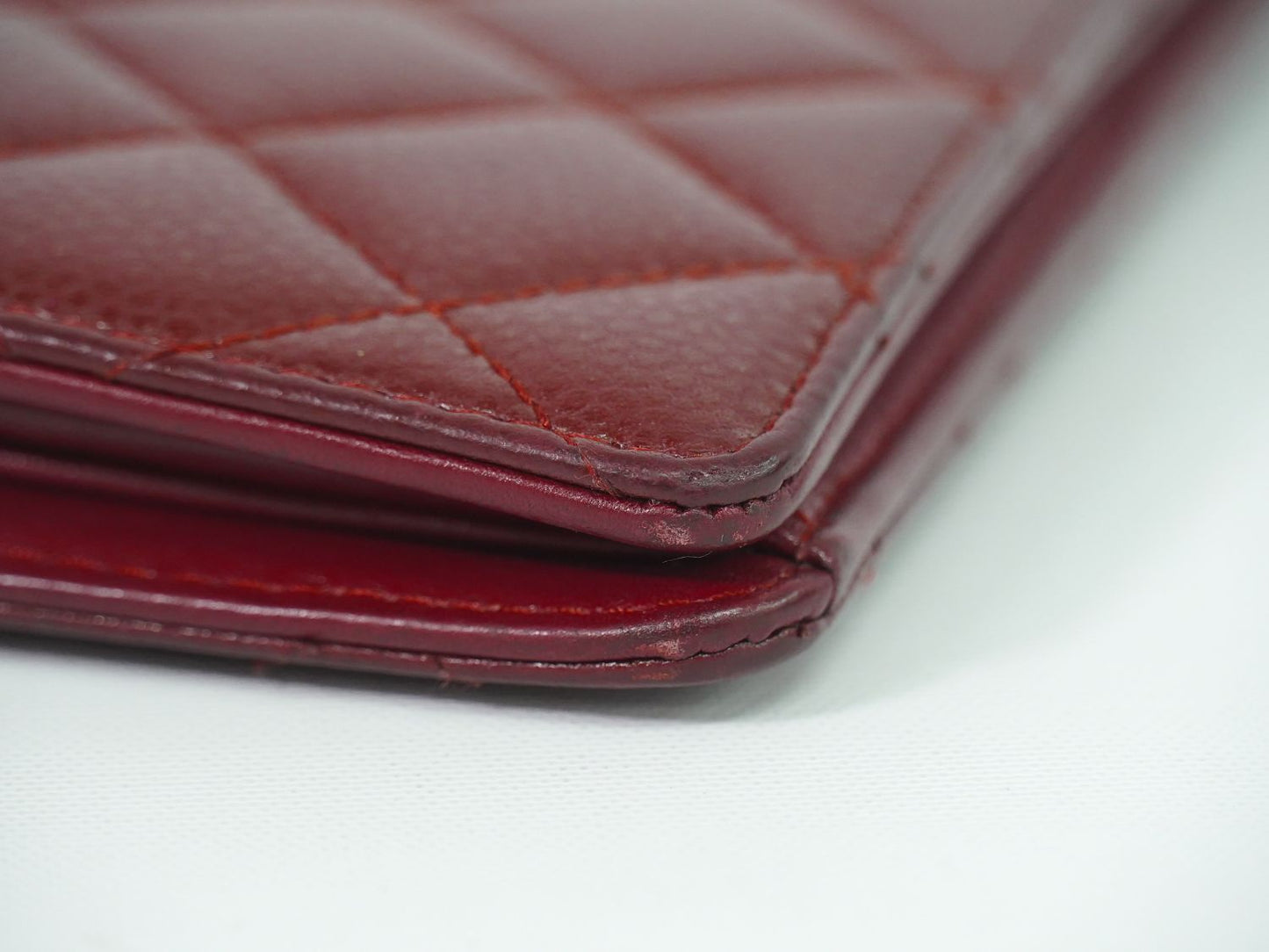 CHANEL ココマーク マトラッセ 長財布 ボルドー