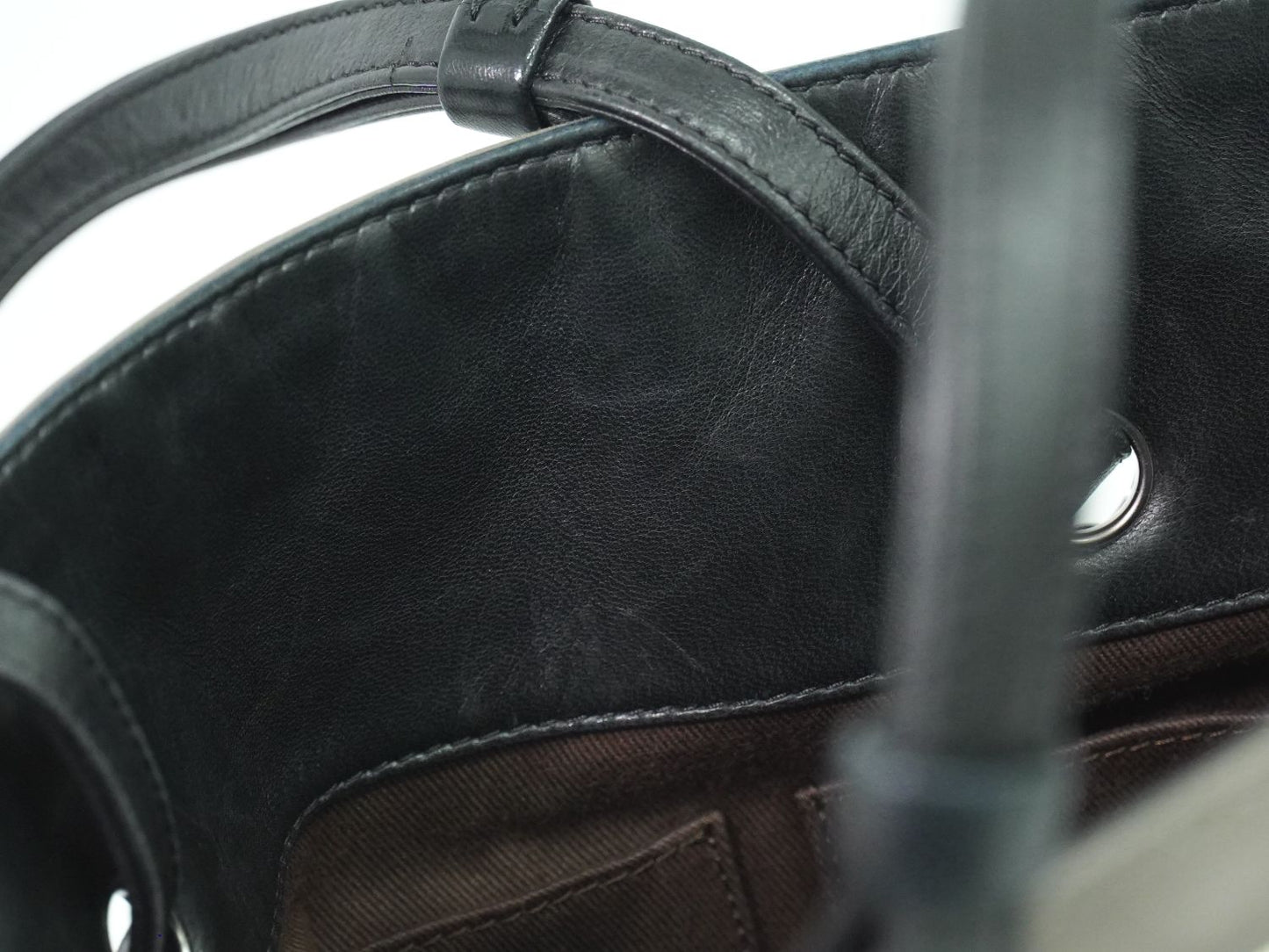 CHANEL ココマーク トートバッグ ブラック グレー
