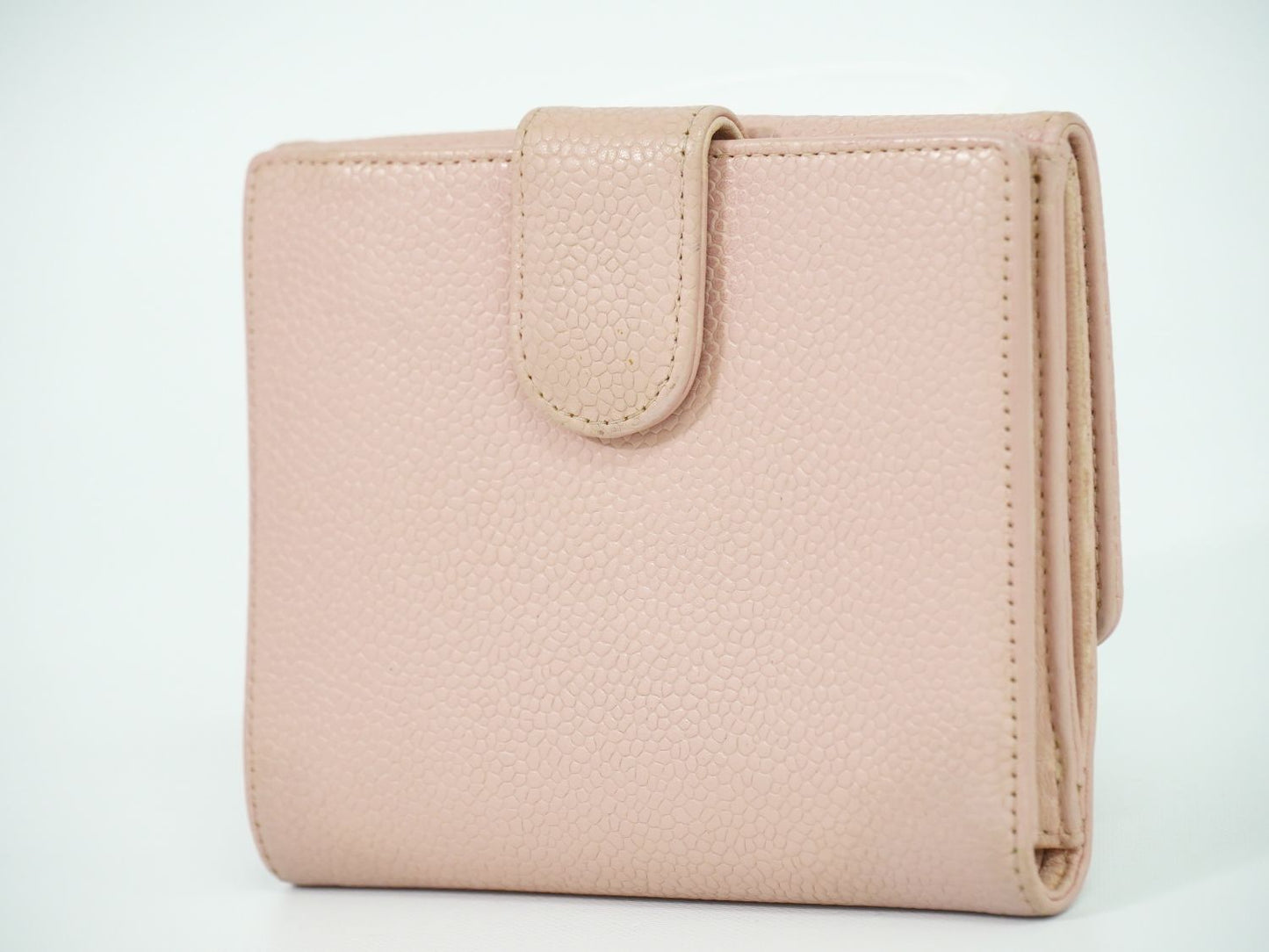 CHANEL ココマーク 折財布 ピンク