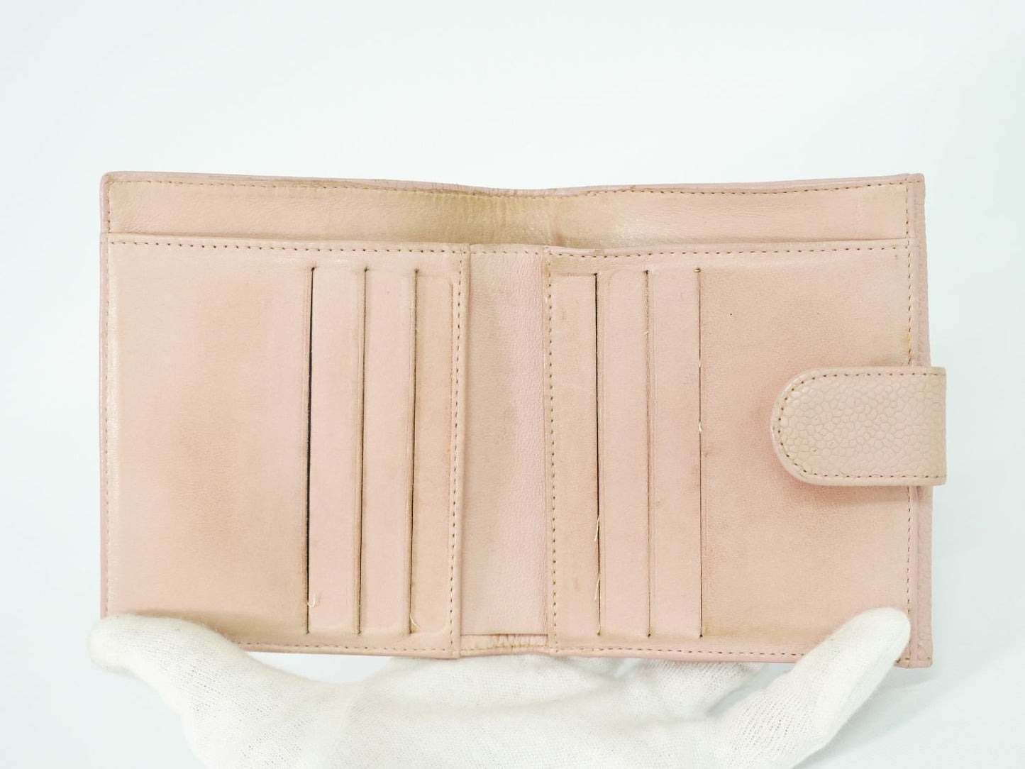 CHANEL ココマーク 折財布 ピンク