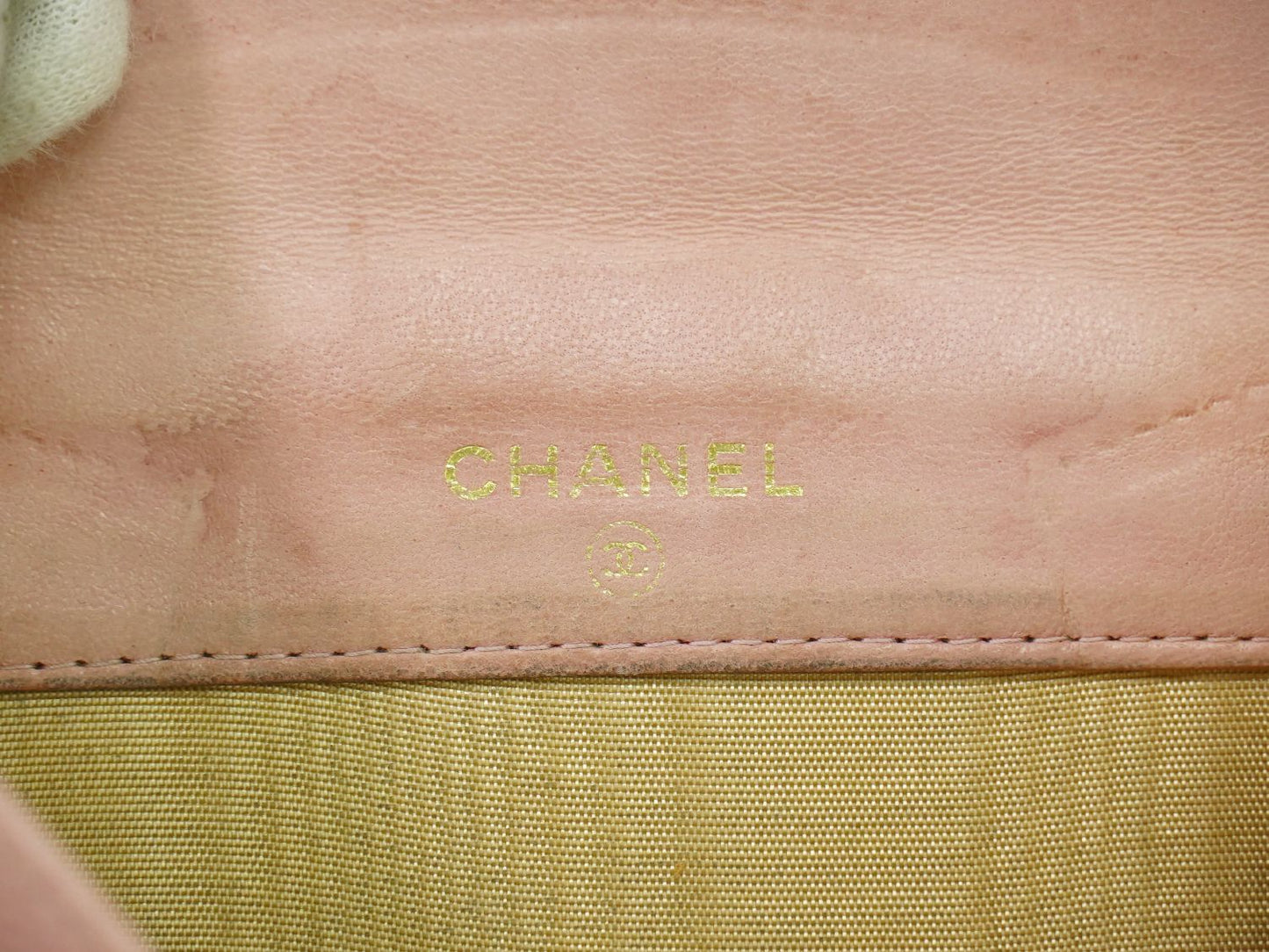 CHANEL ココマーク 折財布 ピンク