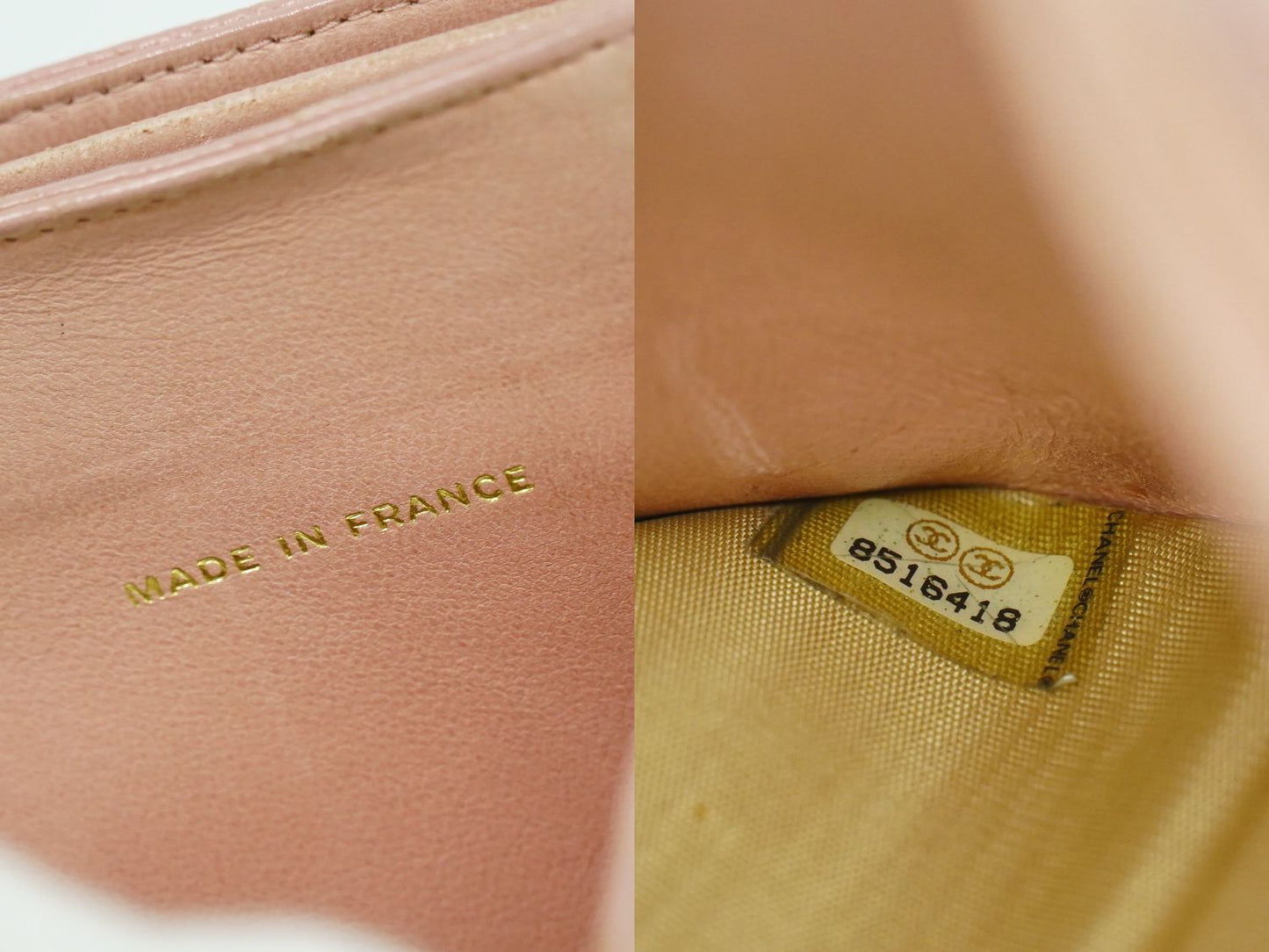 CHANEL ココマーク 折財布 ピンク