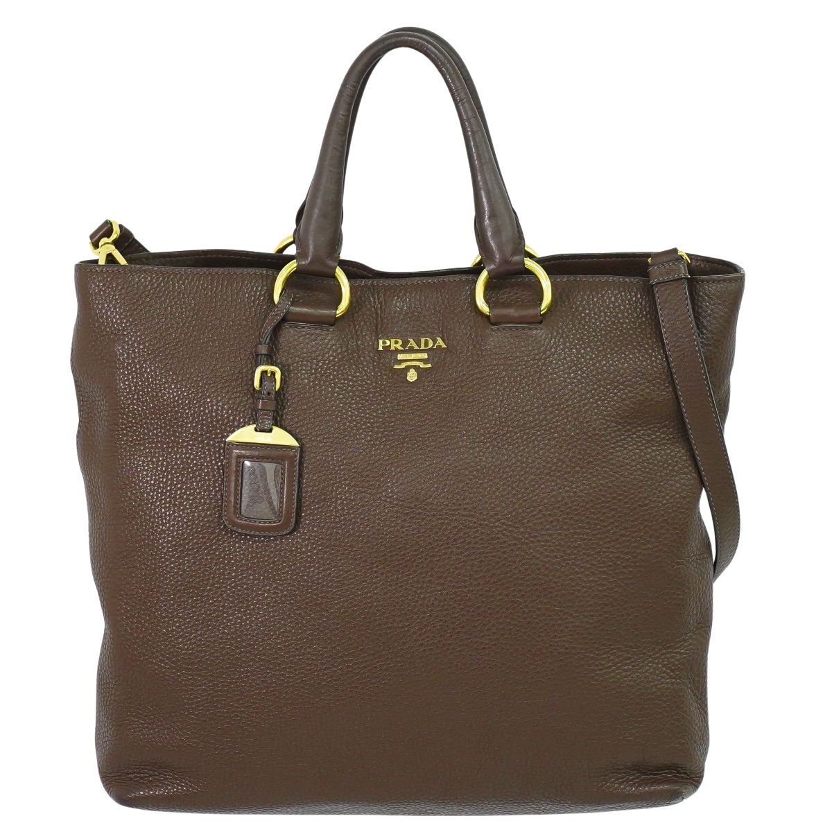 PRADA 2WAY ショルダーバッグ ブラウン
