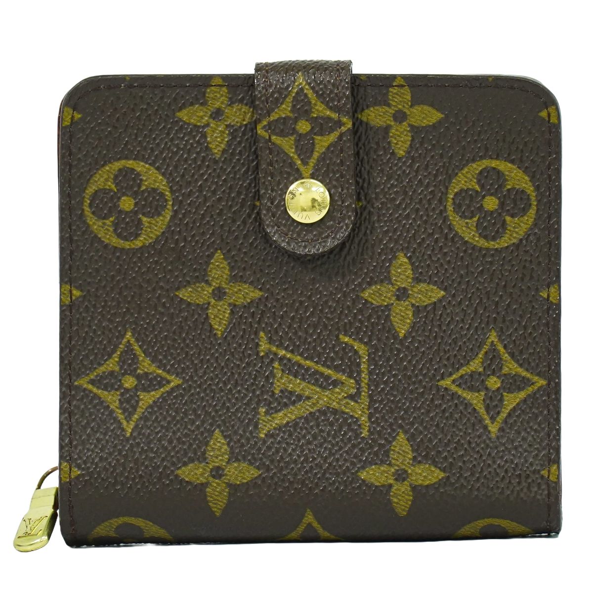 LOUIS VUITTON コンパクトジップ モノグラム 折財布 M61667